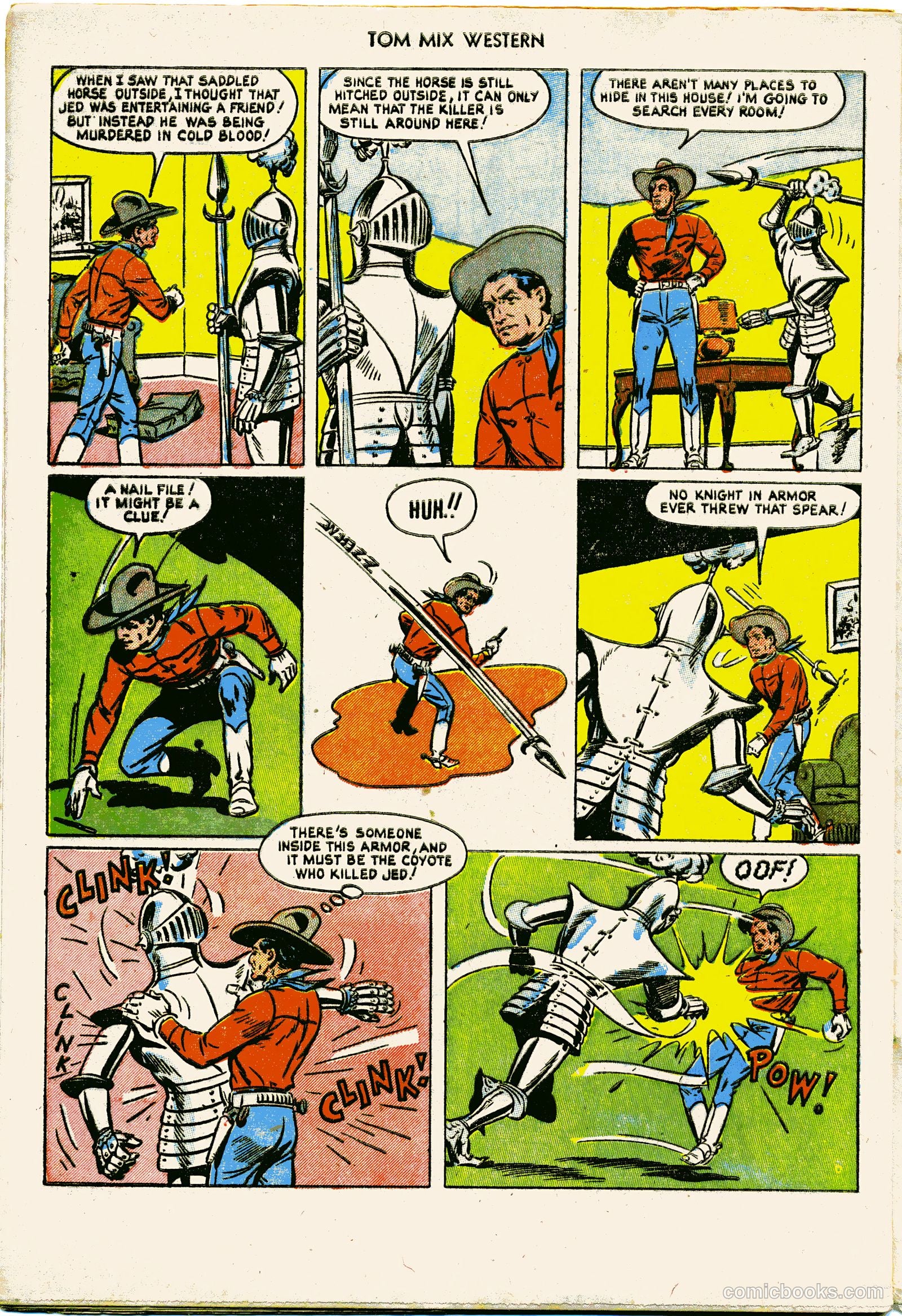 Tom Mix Western #55 — page 32 of 36