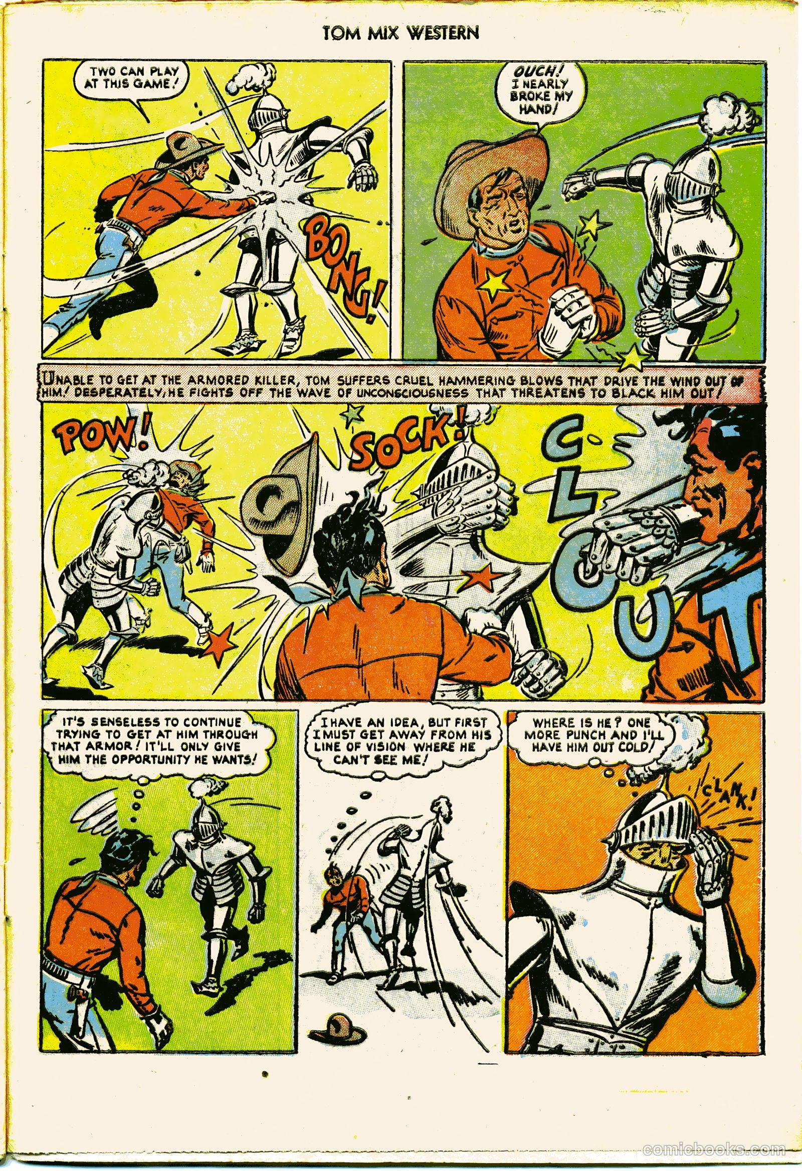 Tom Mix Western #55 — page 33 of 36