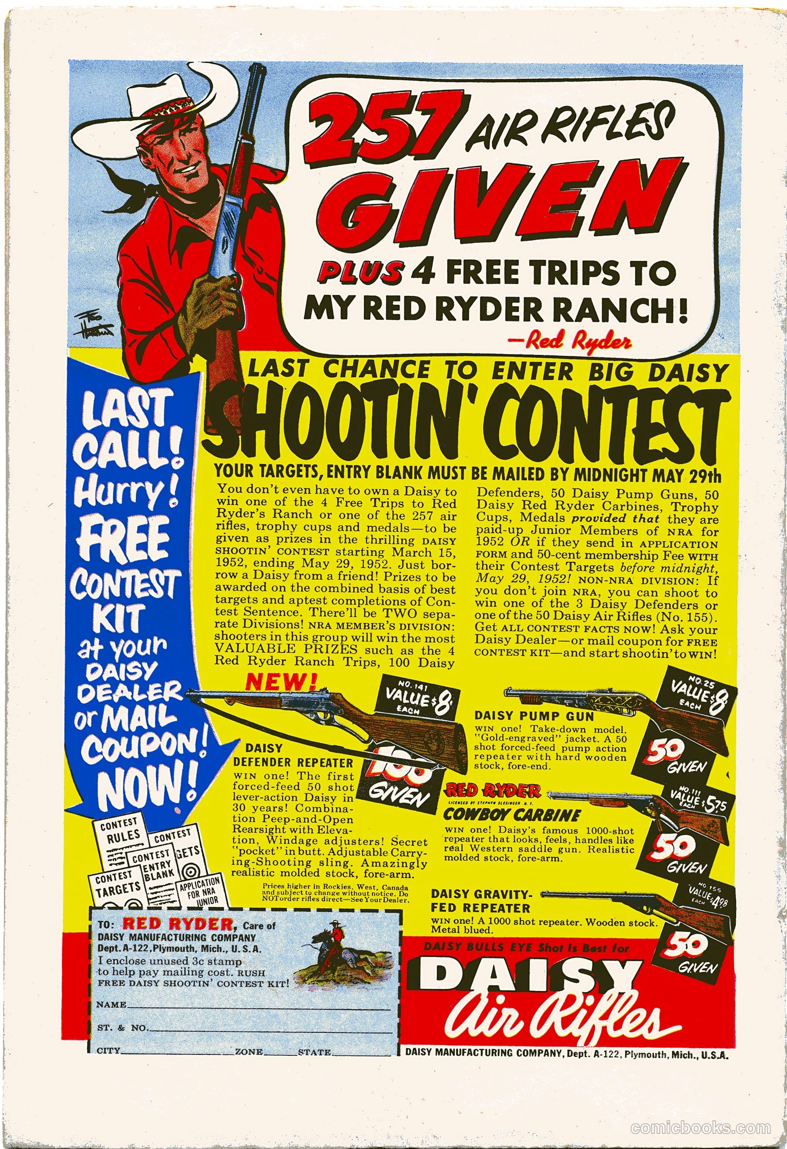 Tom Mix Western #55 — page 36 of 36