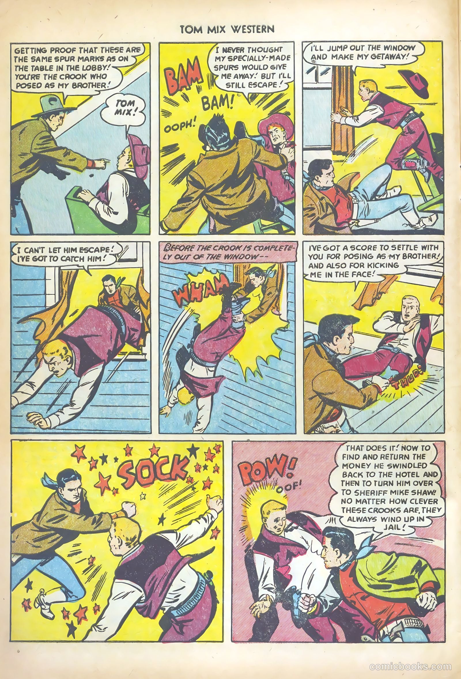 Tom Mix Western #56 — page 8 of 36