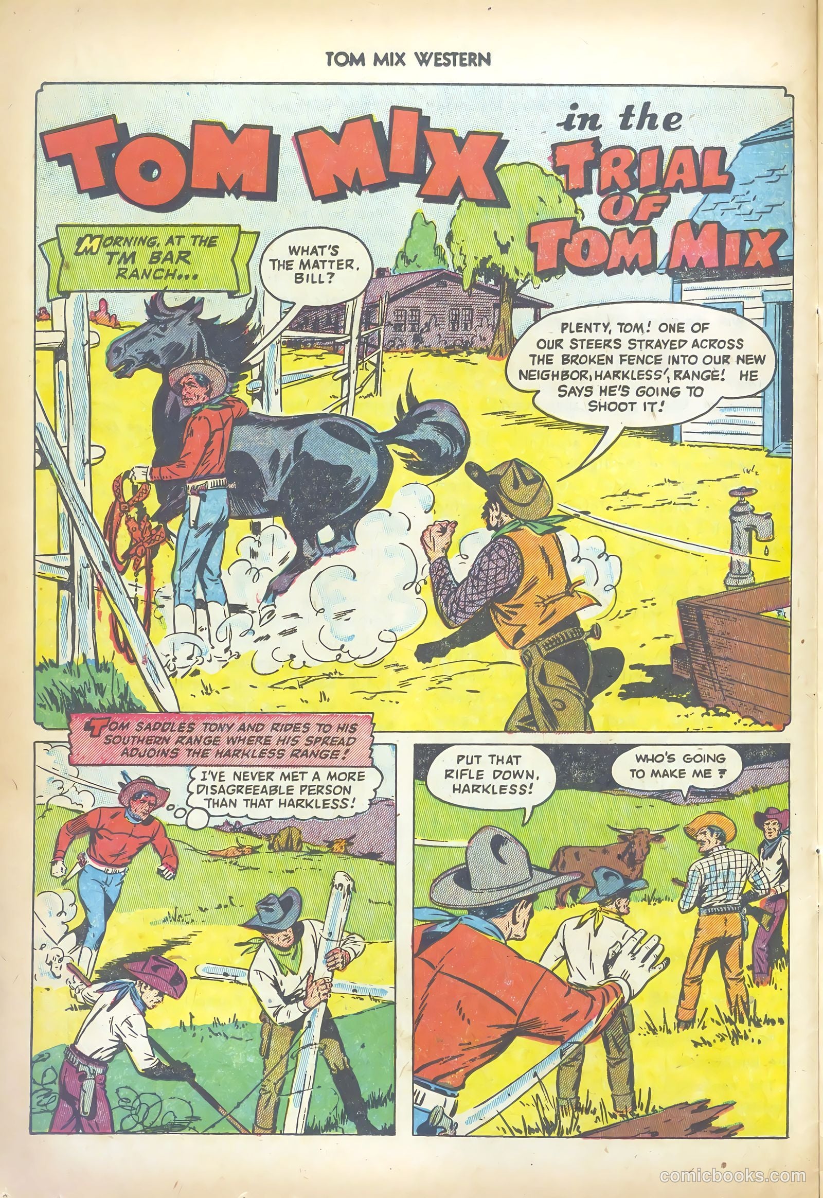 Tom Mix Western #56 — page 14 of 36