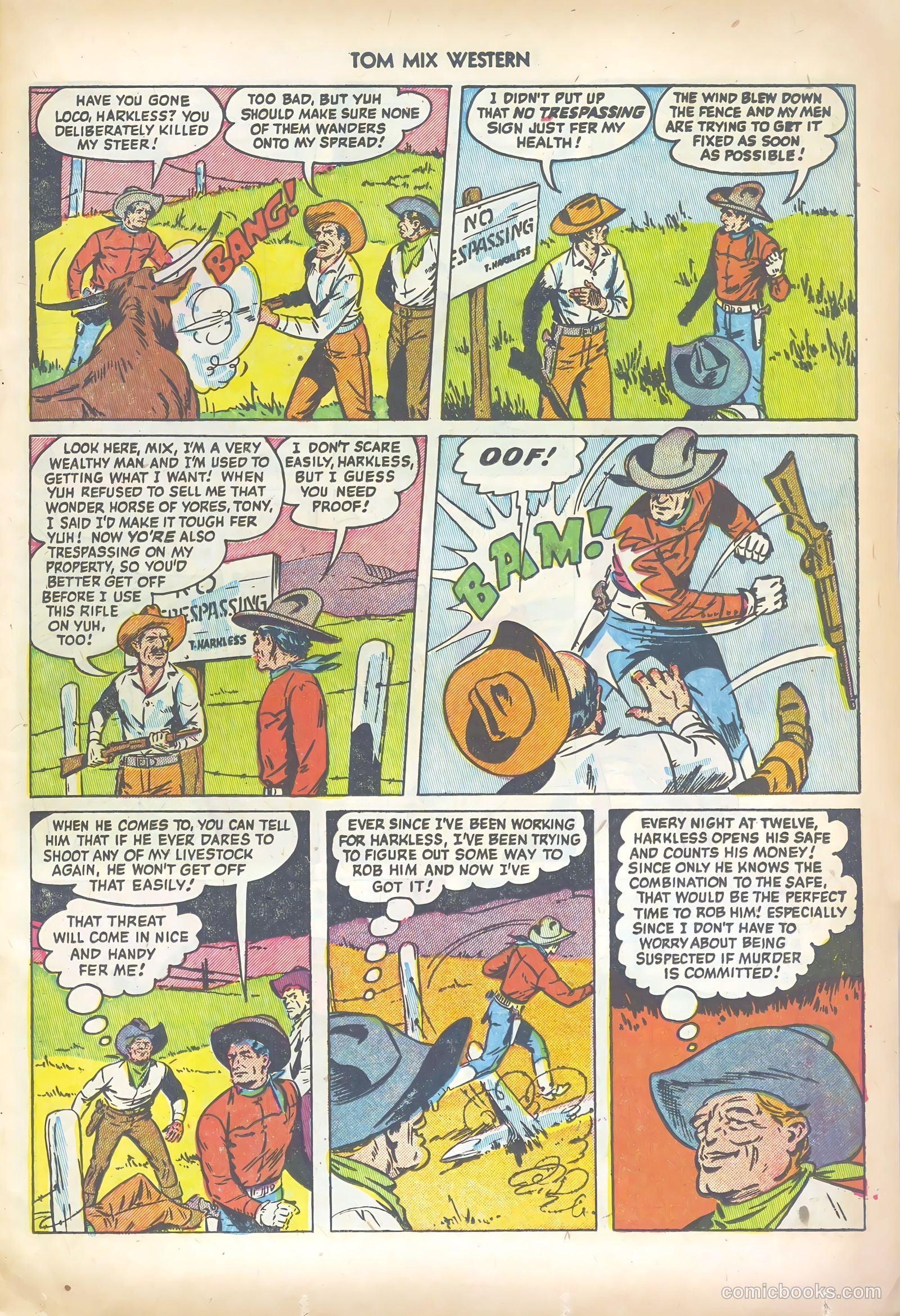 Tom Mix Western #56 — page 15 of 36