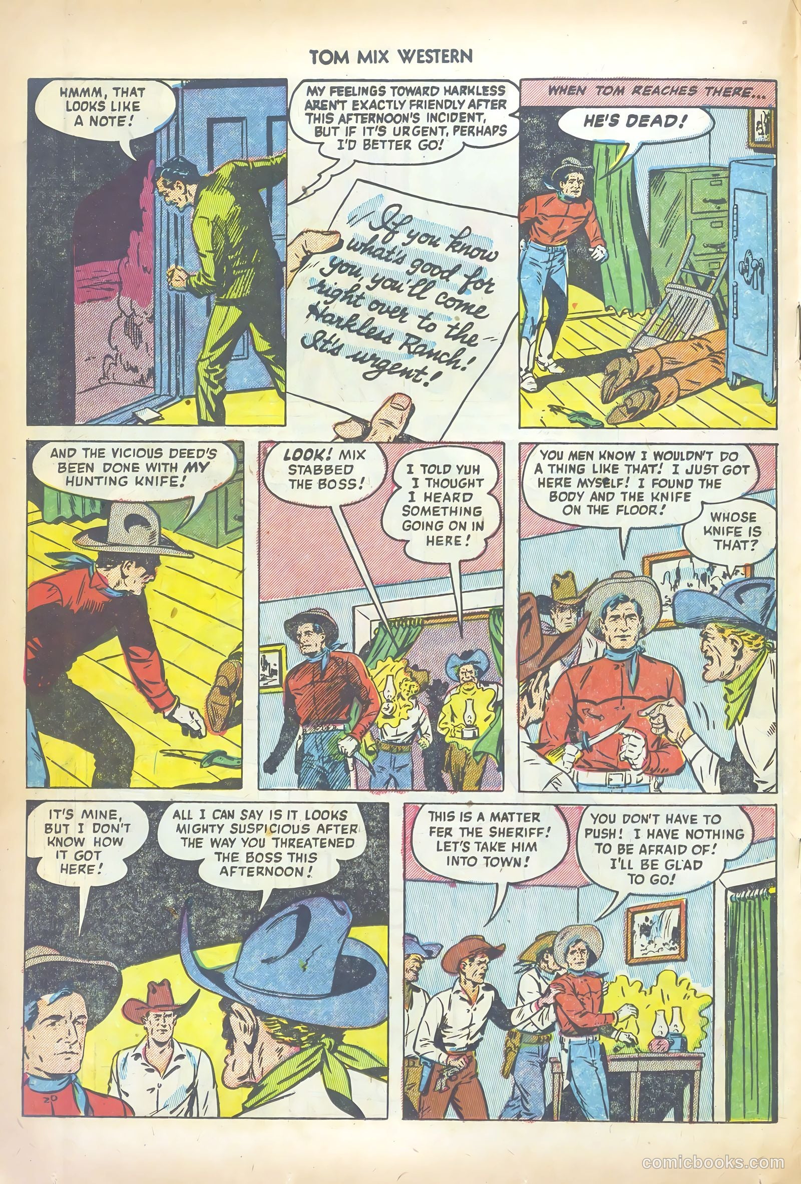 Tom Mix Western #56 — page 18 of 36