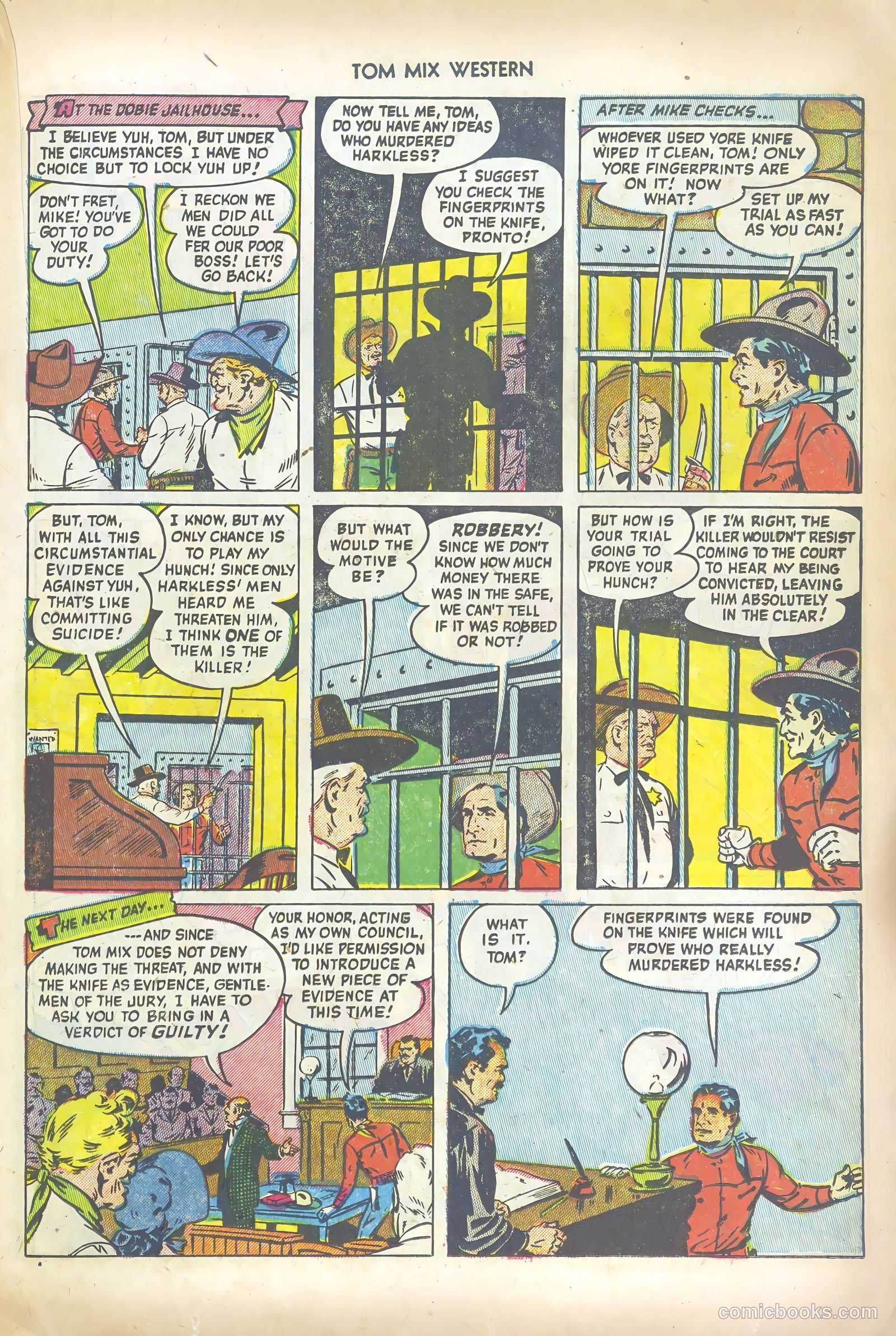 Tom Mix Western #56 — page 19 of 36