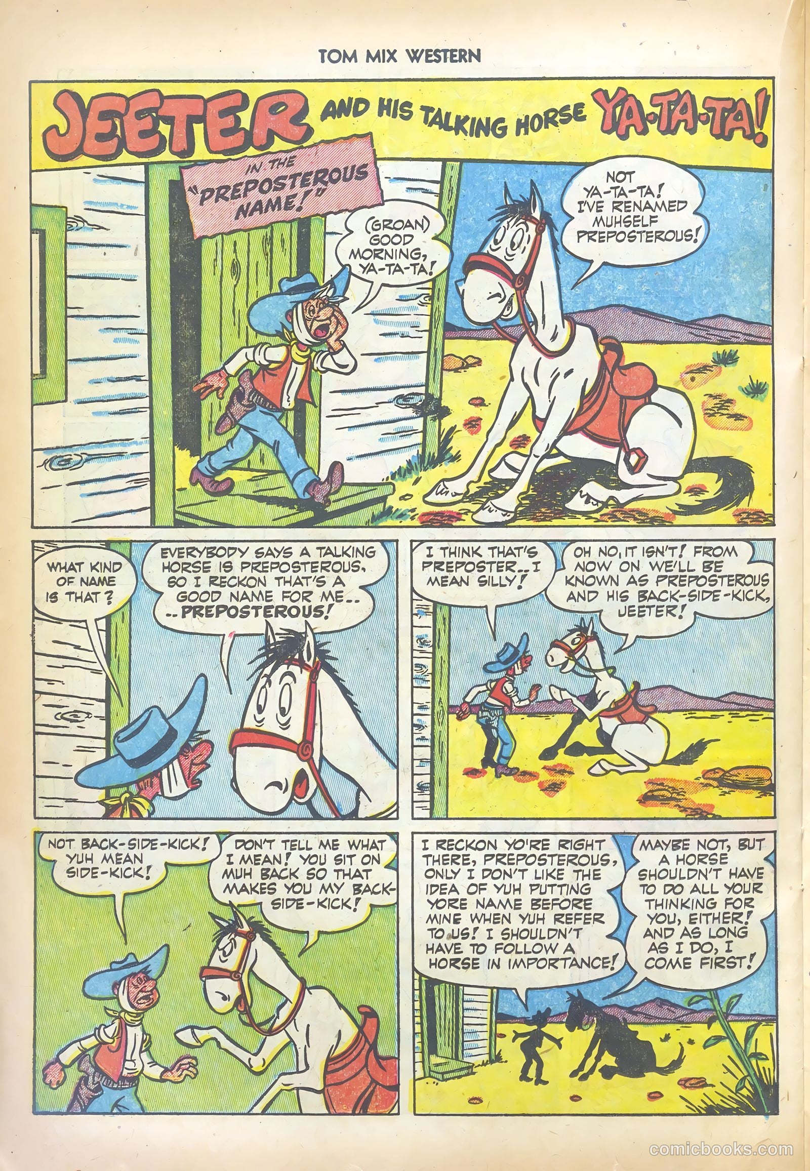 Tom Mix Western #56 — page 22 of 36