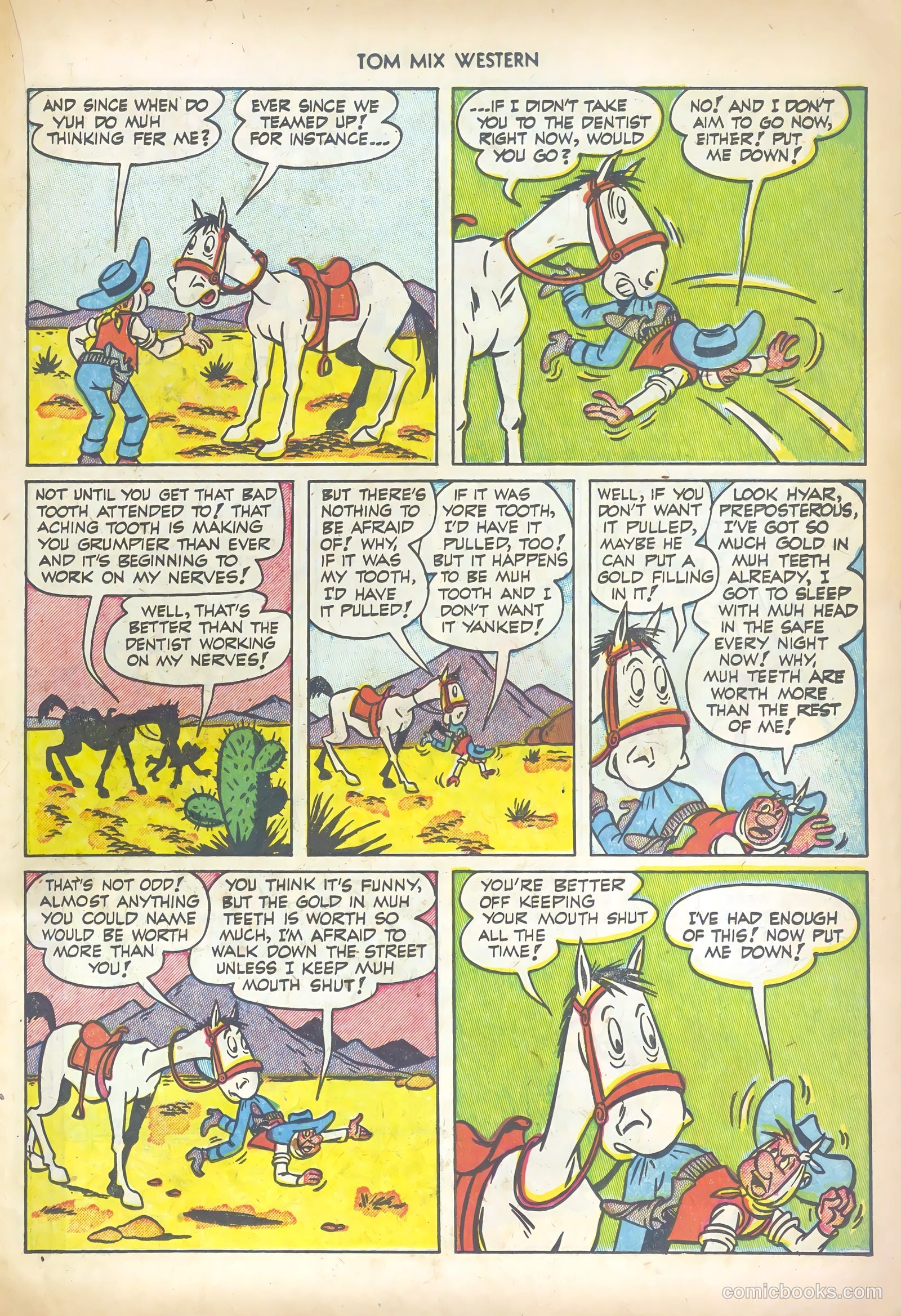 Tom Mix Western #56 — page 23 of 36