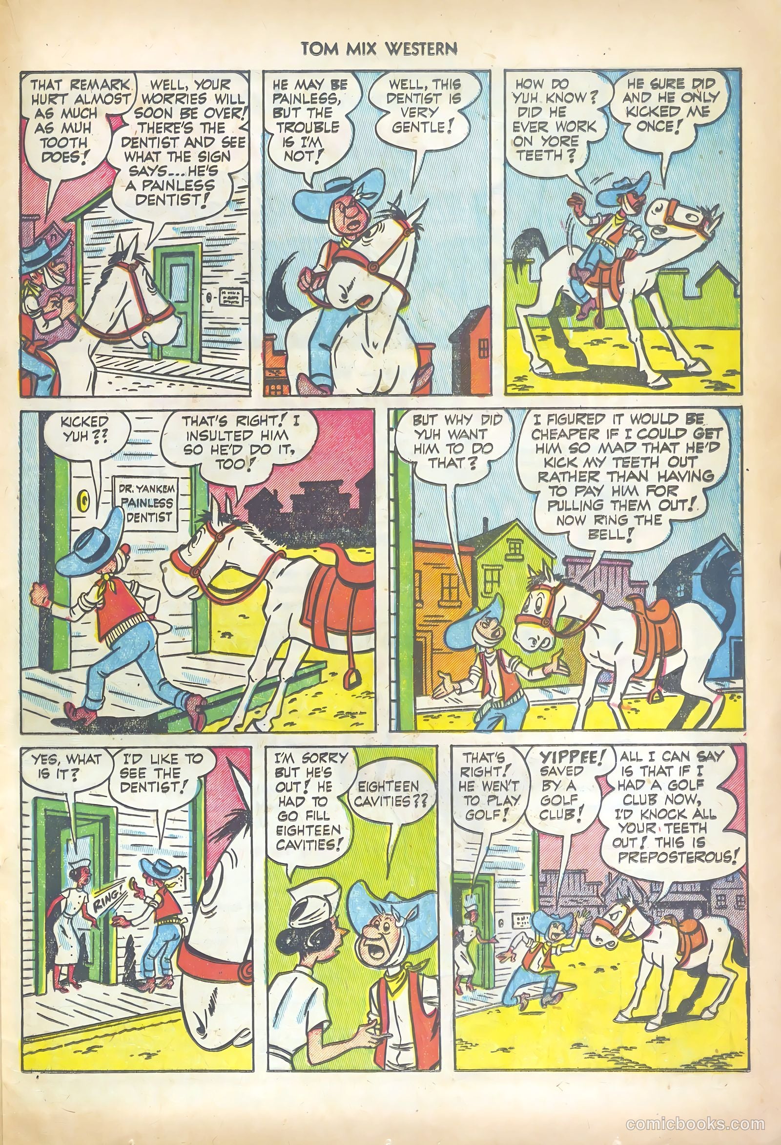Tom Mix Western #56 — page 25 of 36
