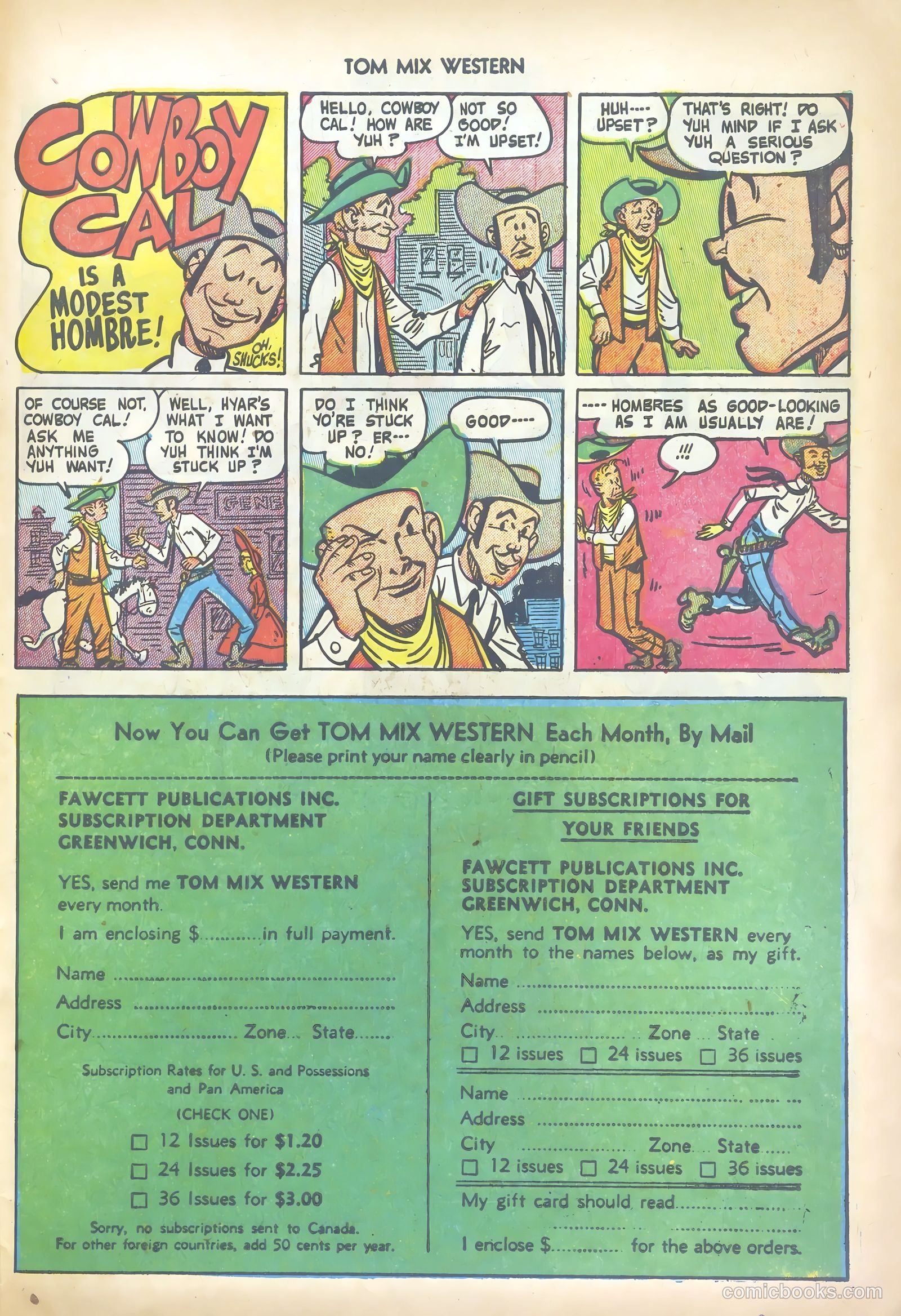 Tom Mix Western #56 — page 27 of 36