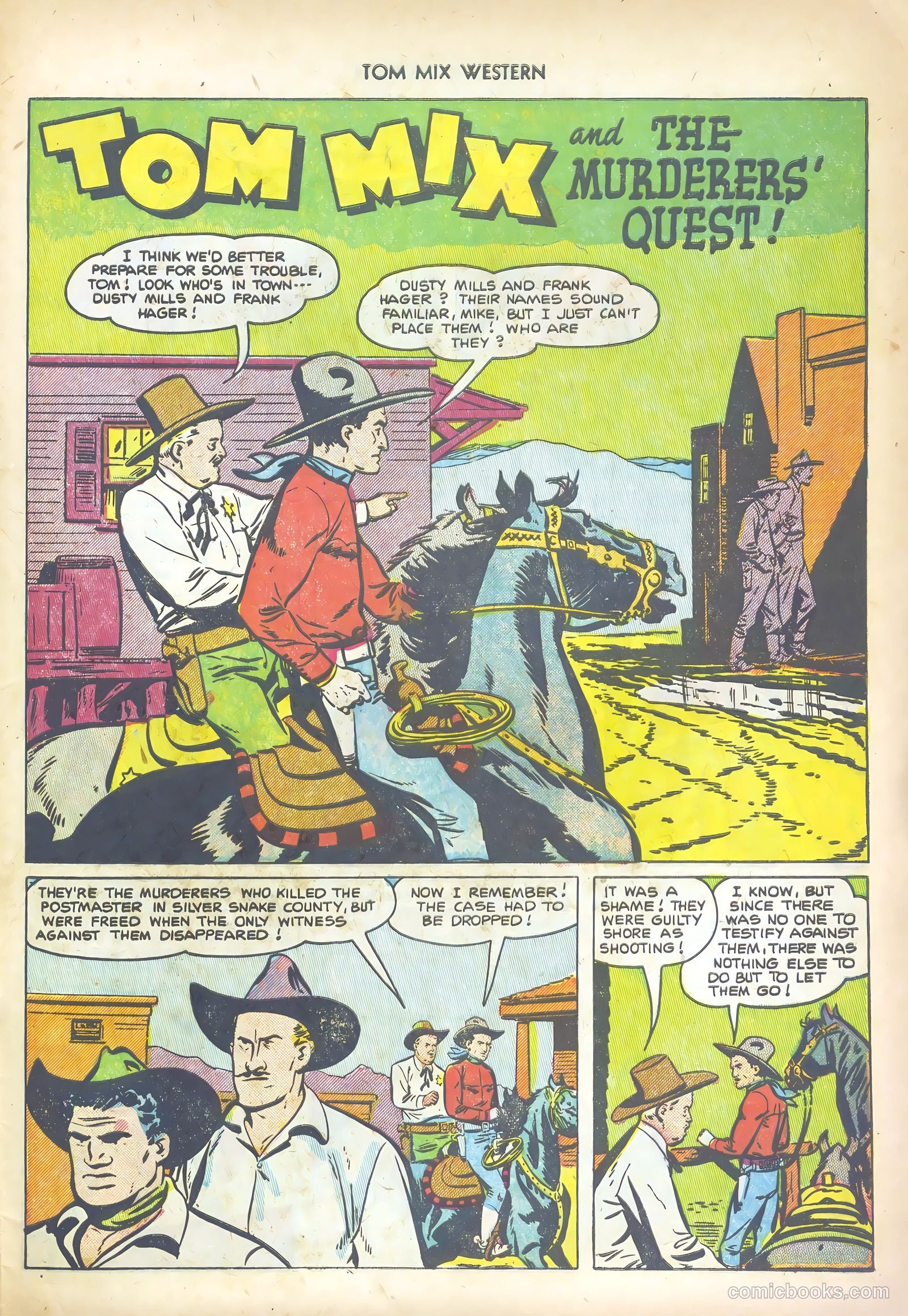Tom Mix Western #56 — page 29 of 36