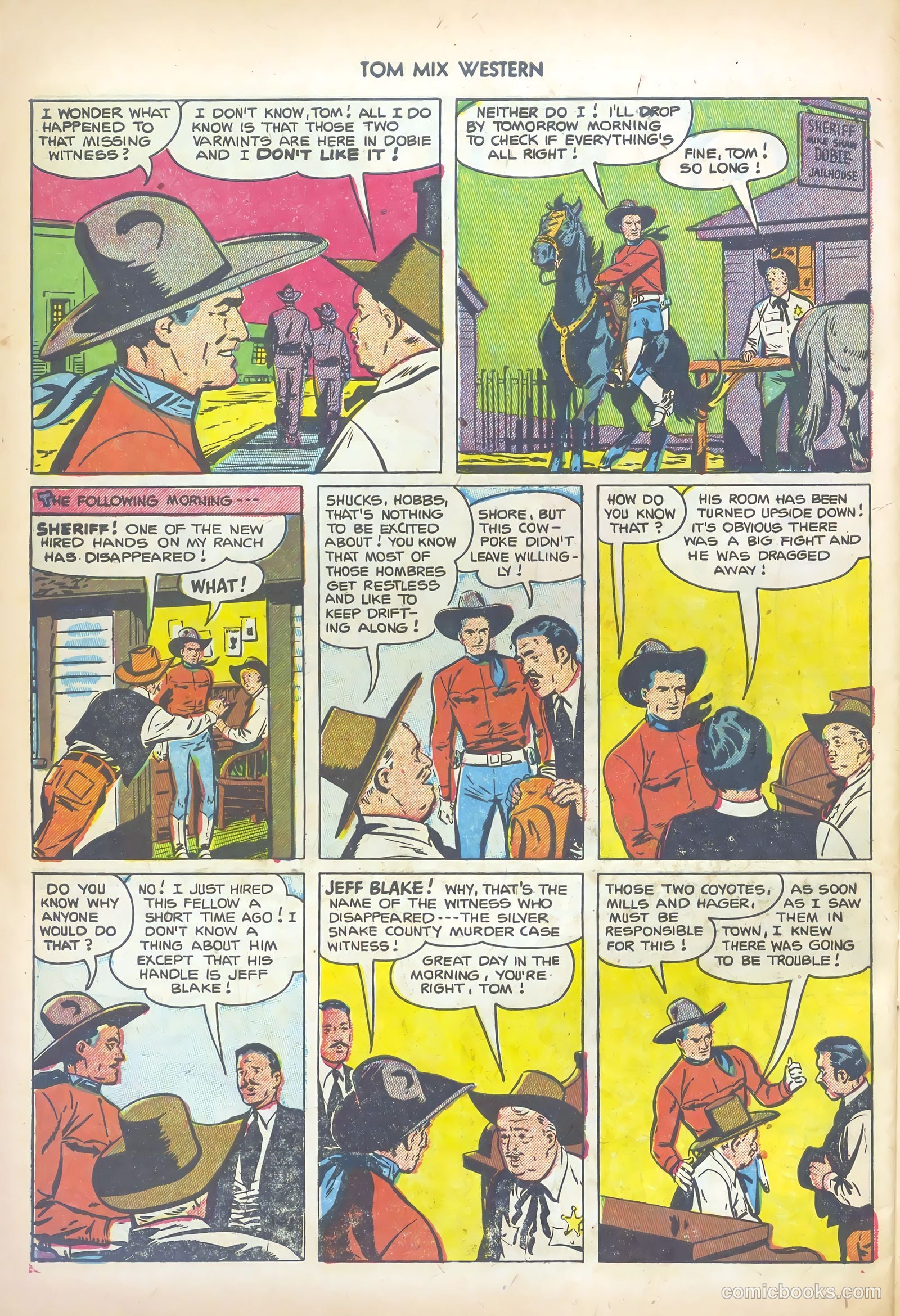Tom Mix Western #56 — page 30 of 36