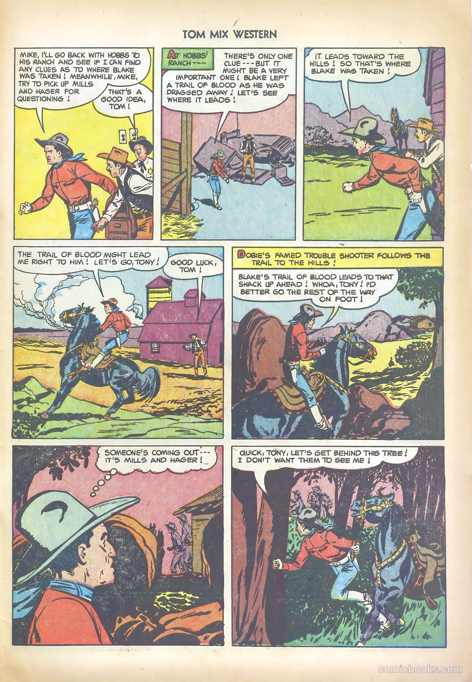 Tom Mix Western #56 — page 31 of 36