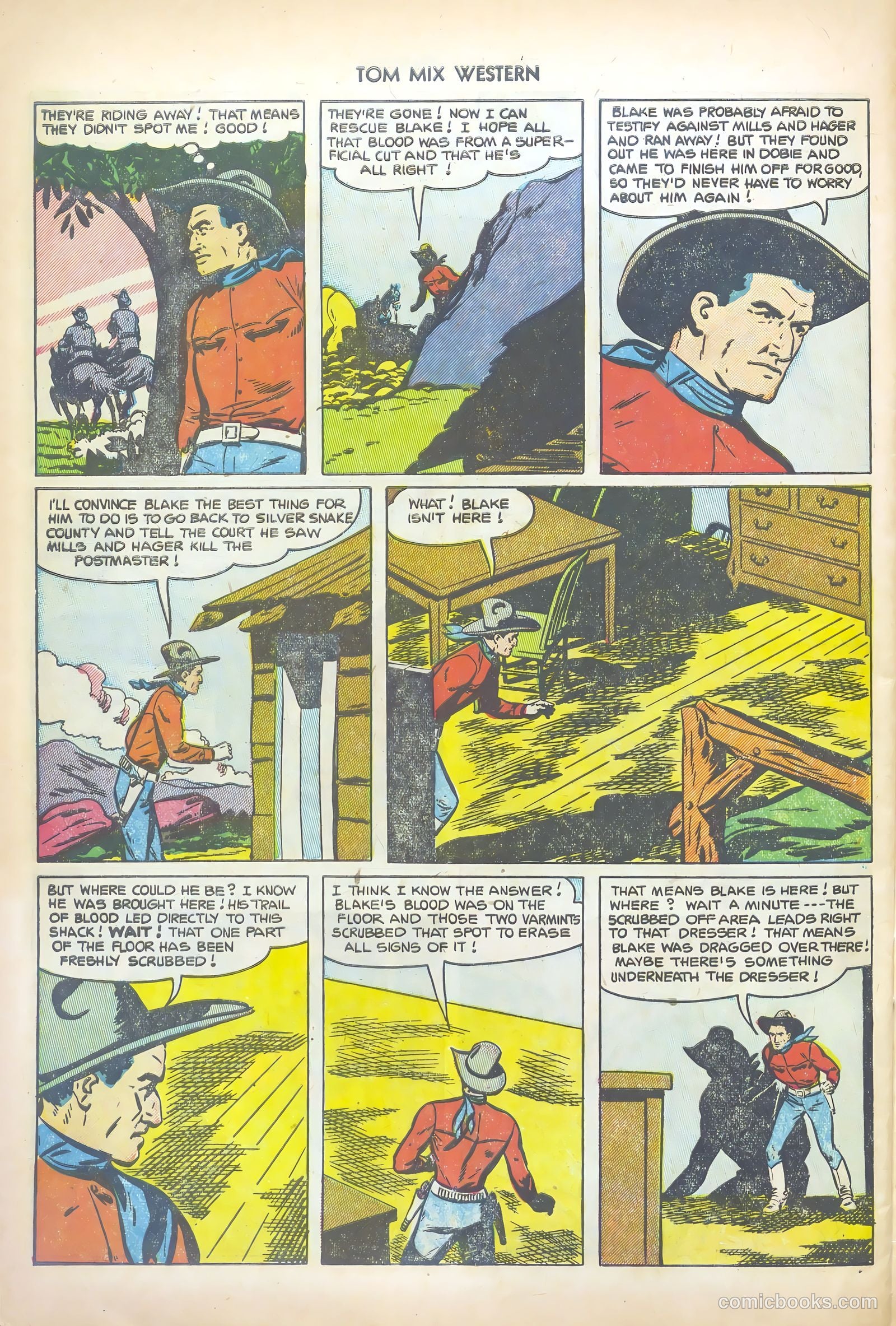 Tom Mix Western #56 — page 32 of 36