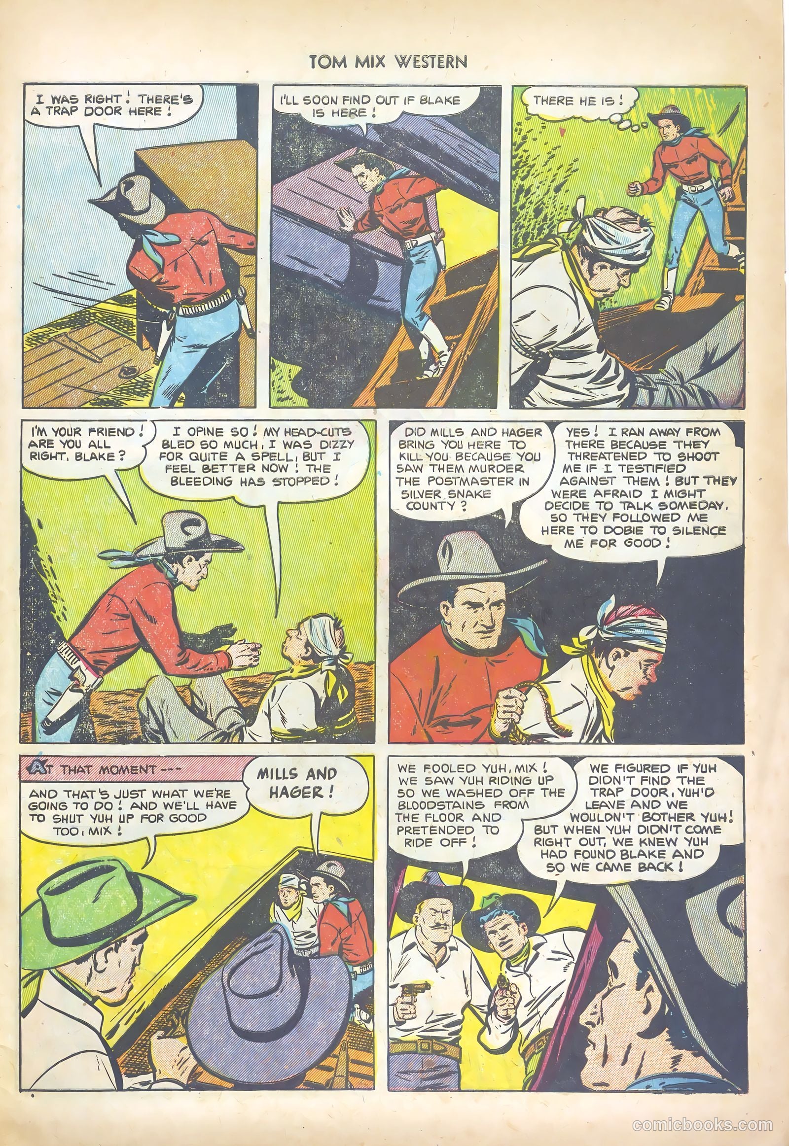 Tom Mix Western #56 — page 33 of 36