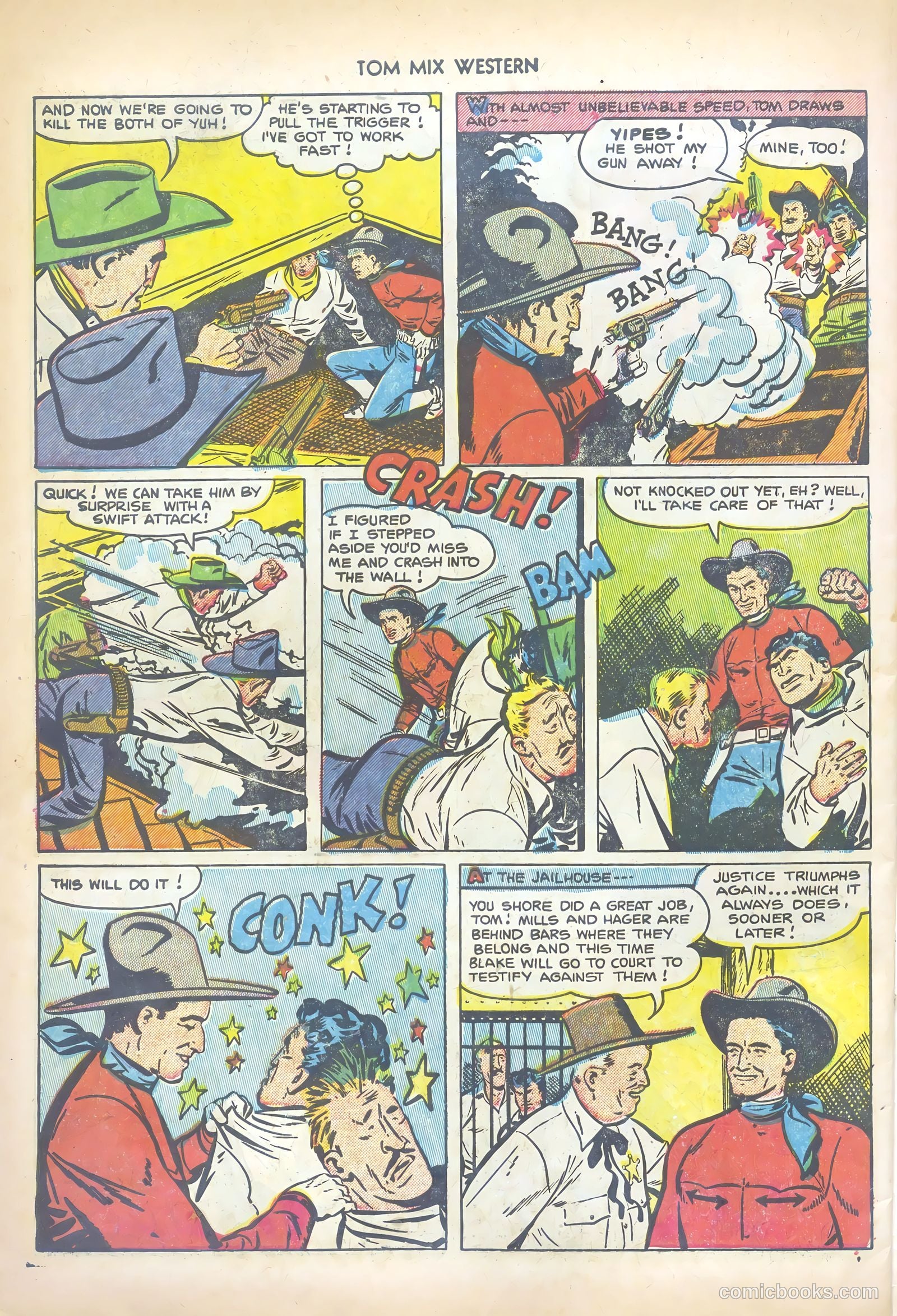Tom Mix Western #56 — page 34 of 36