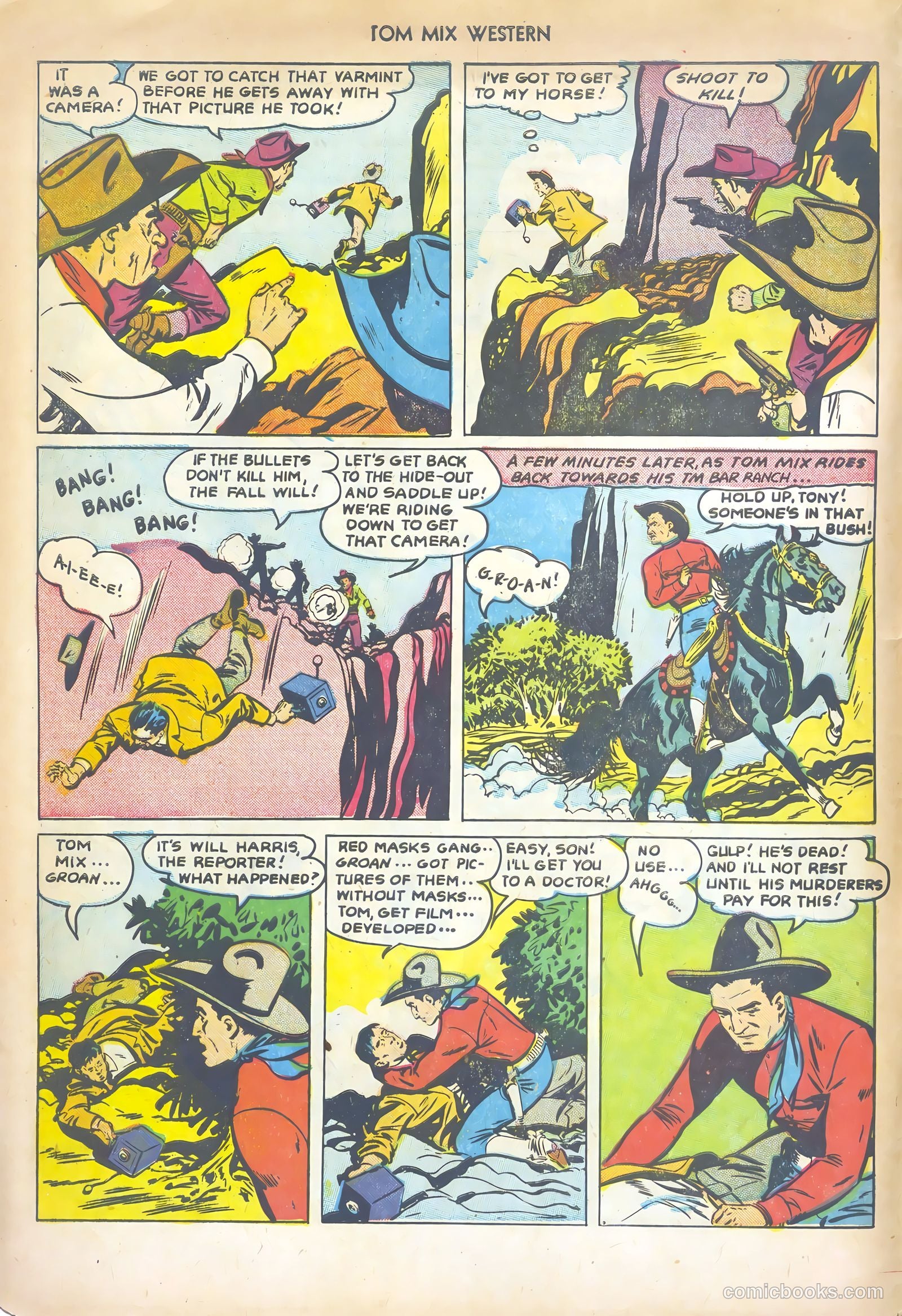 Tom Mix Western #57 — page 4 of 36