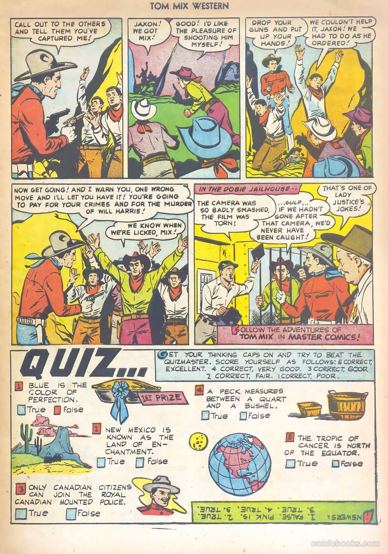Tom Mix Western #57 — page 9 of 36