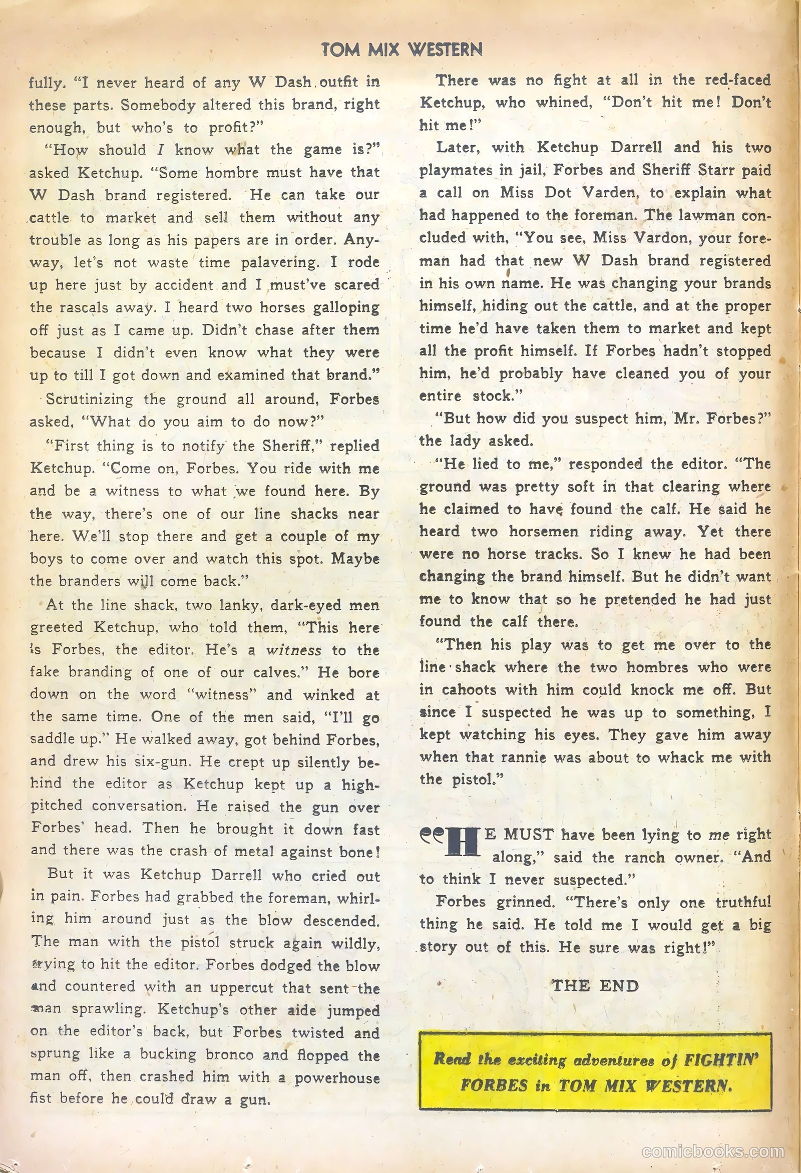 Tom Mix Western #57 — page 12 of 36