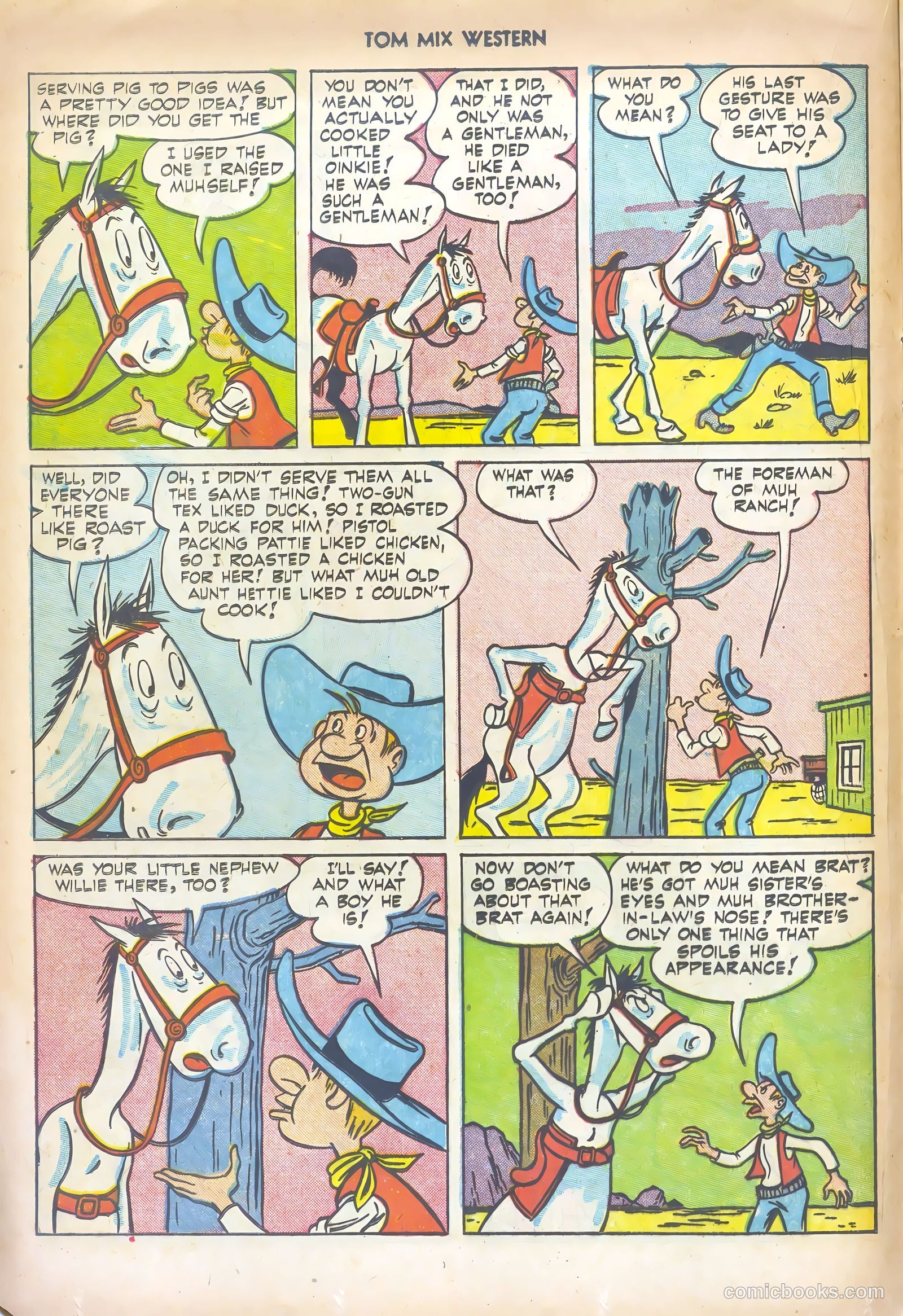 Tom Mix Western #57 — page 16 of 36