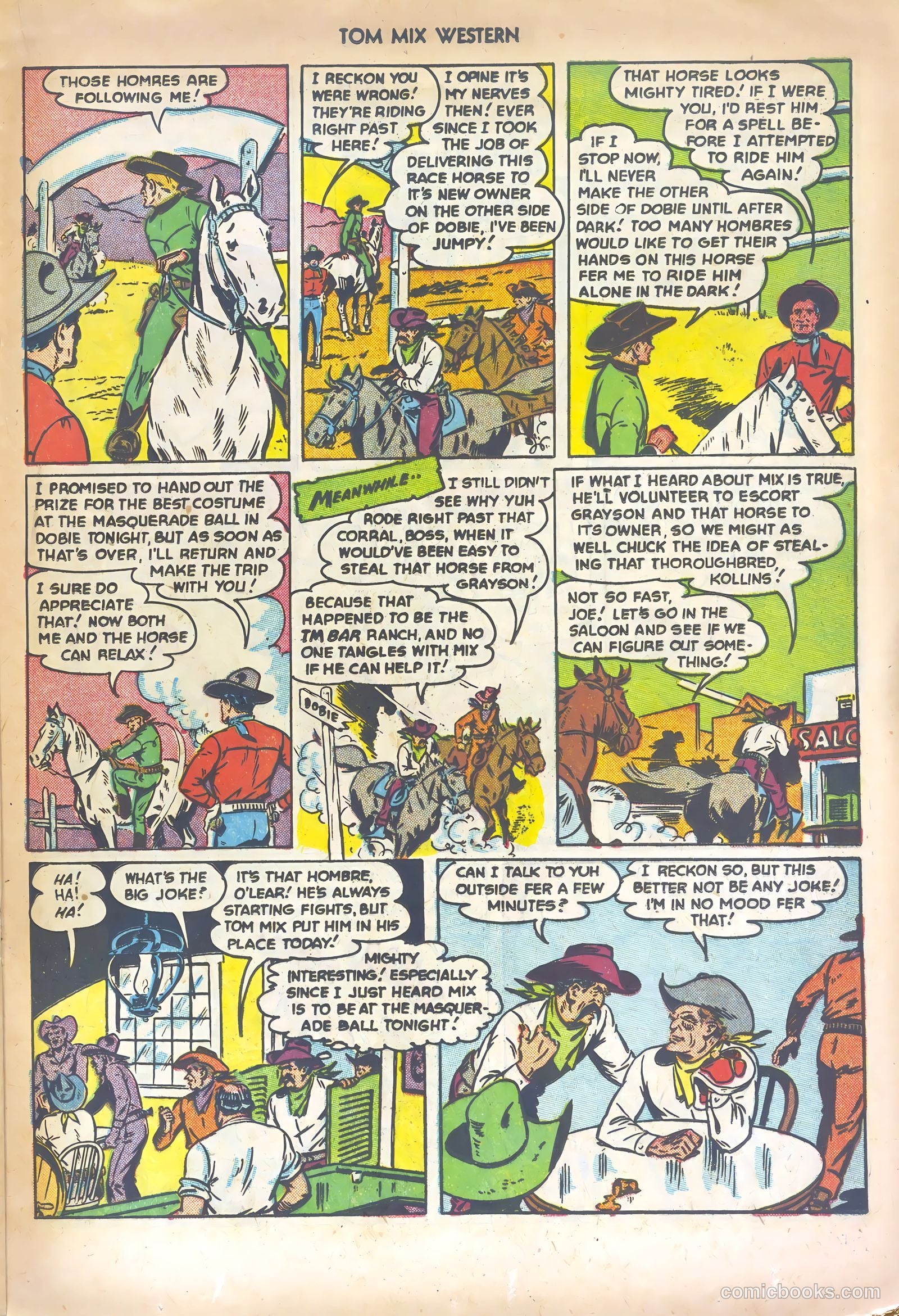 Tom Mix Western #57 — page 21 of 36