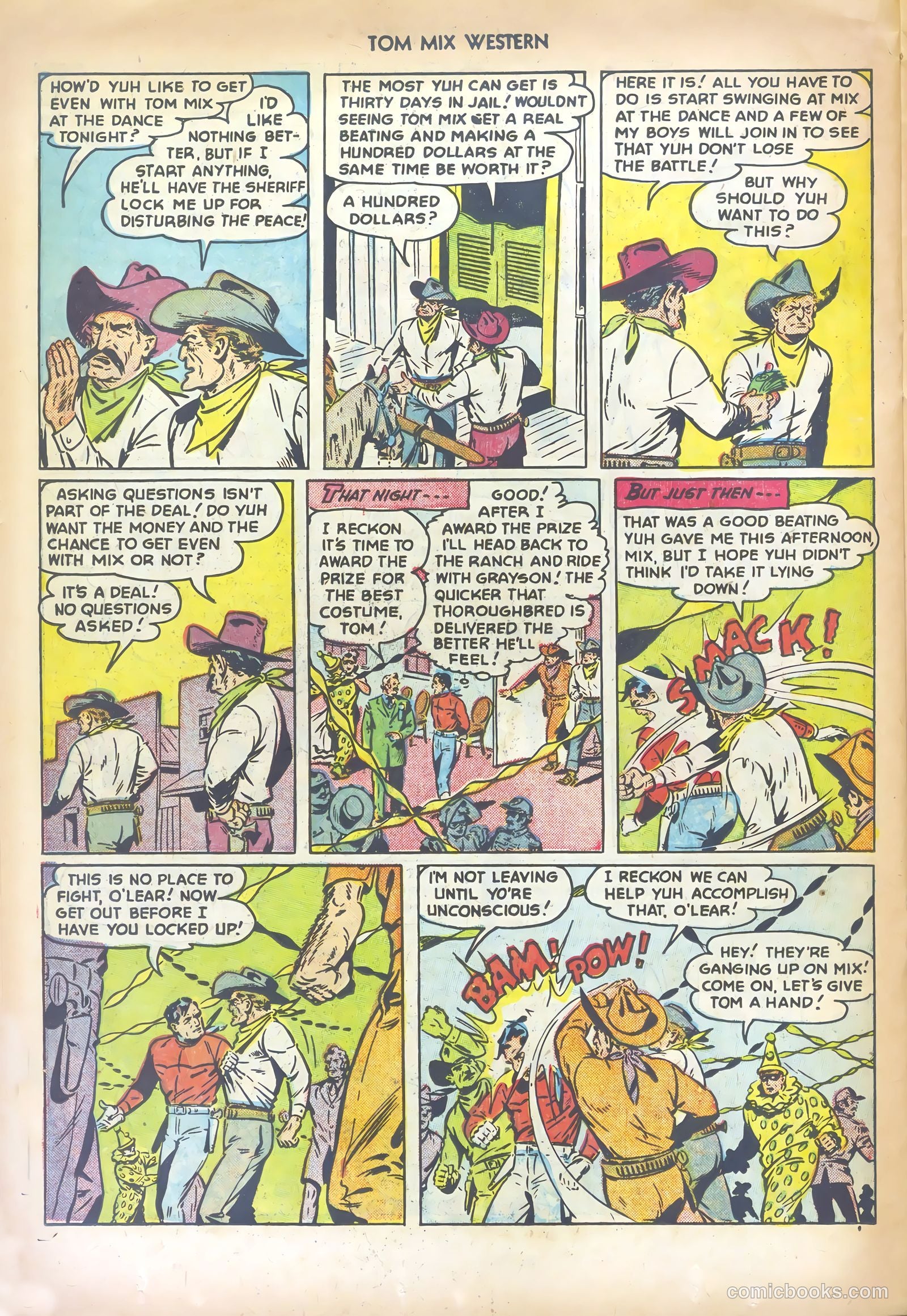 Tom Mix Western #57 — page 22 of 36