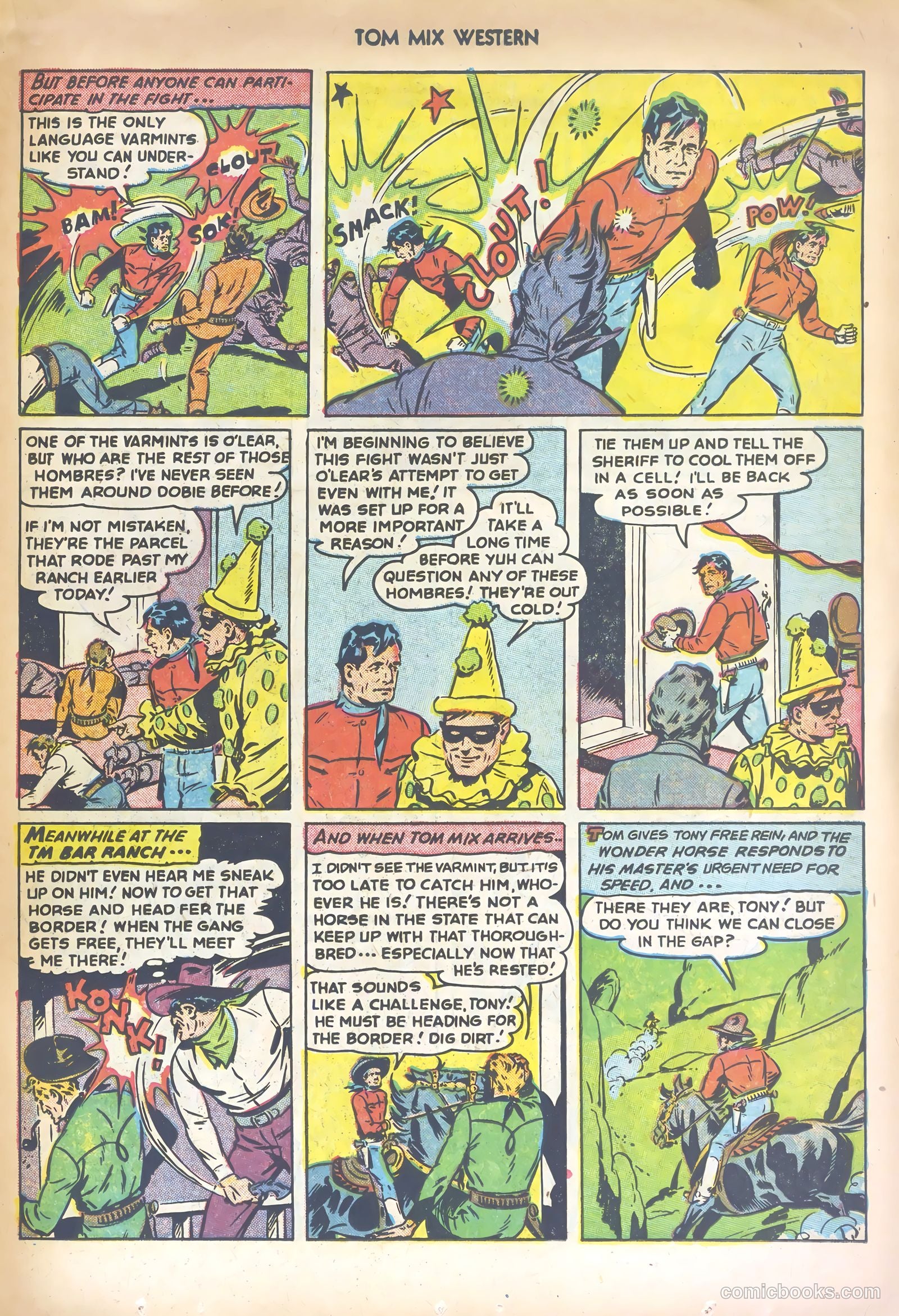 Tom Mix Western #57 — page 23 of 36