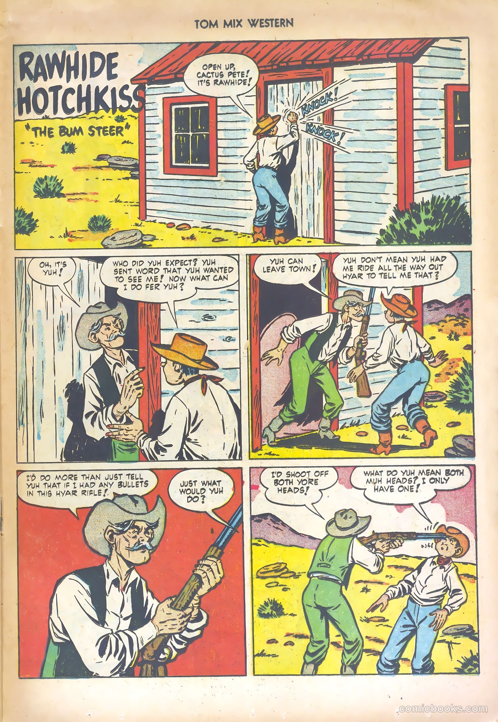 Tom Mix Western #57 — page 25 of 36