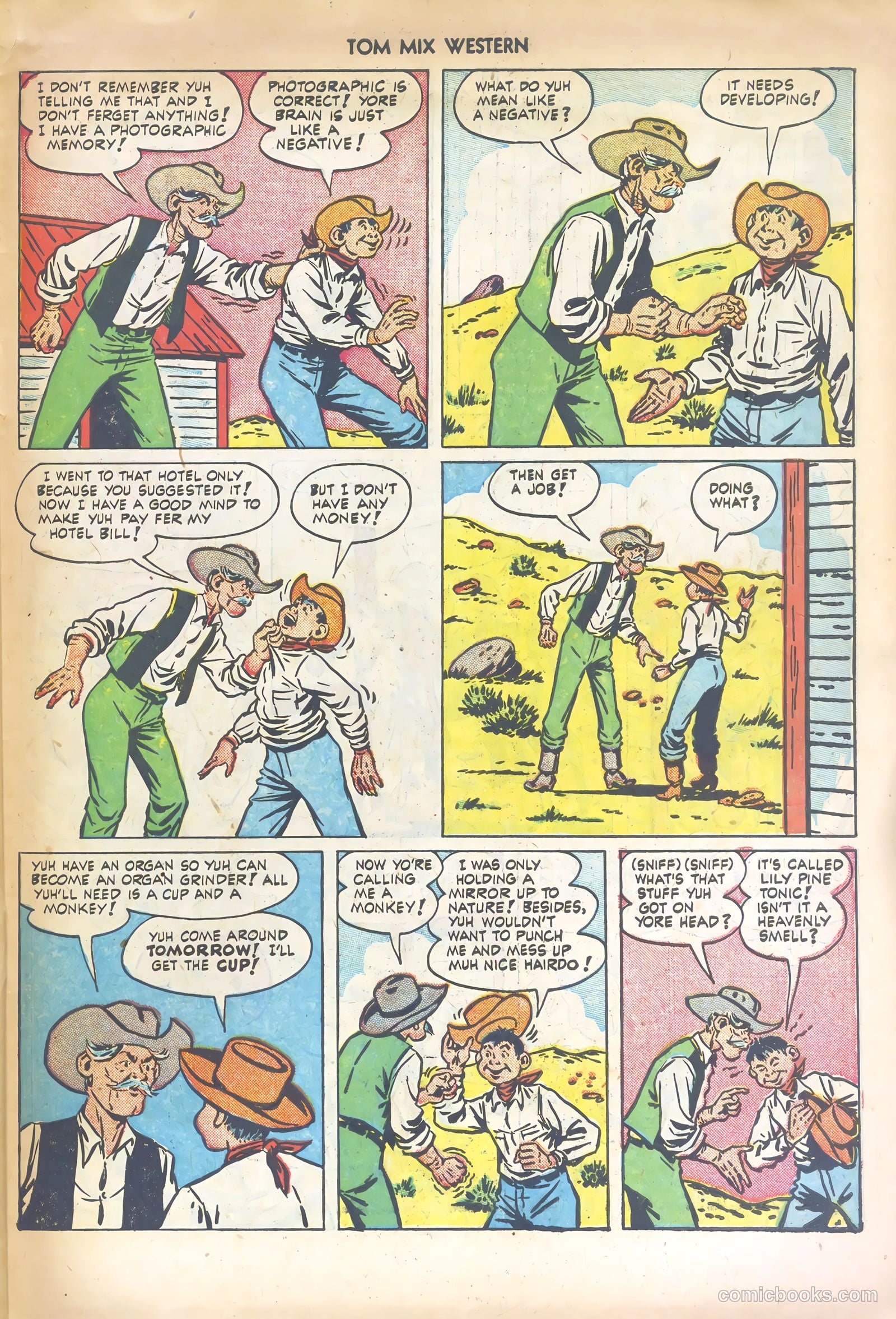 Tom Mix Western #57 — page 27 of 36