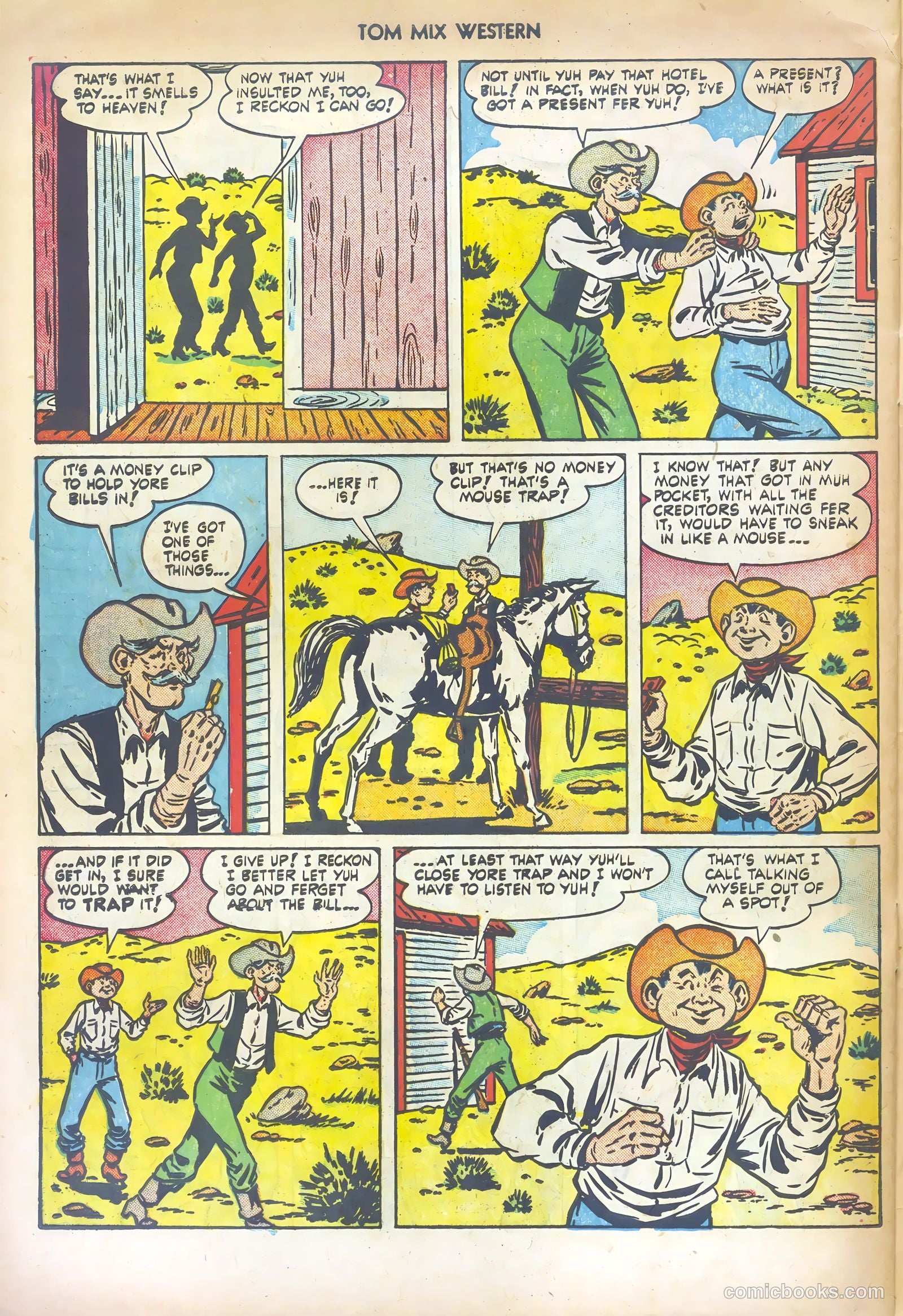 Tom Mix Western #57 — page 28 of 36