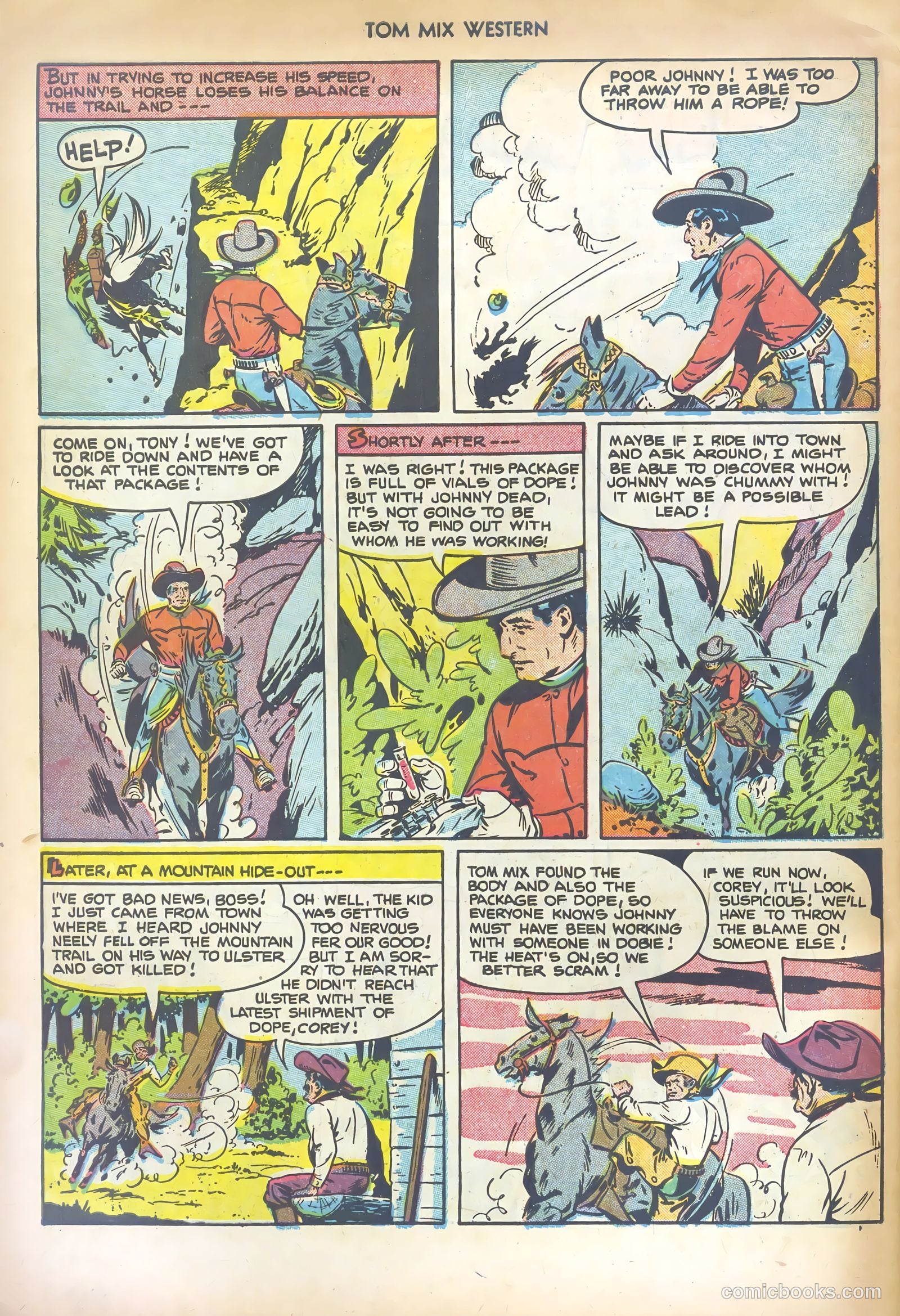 Tom Mix Western #57 — page 30 of 36