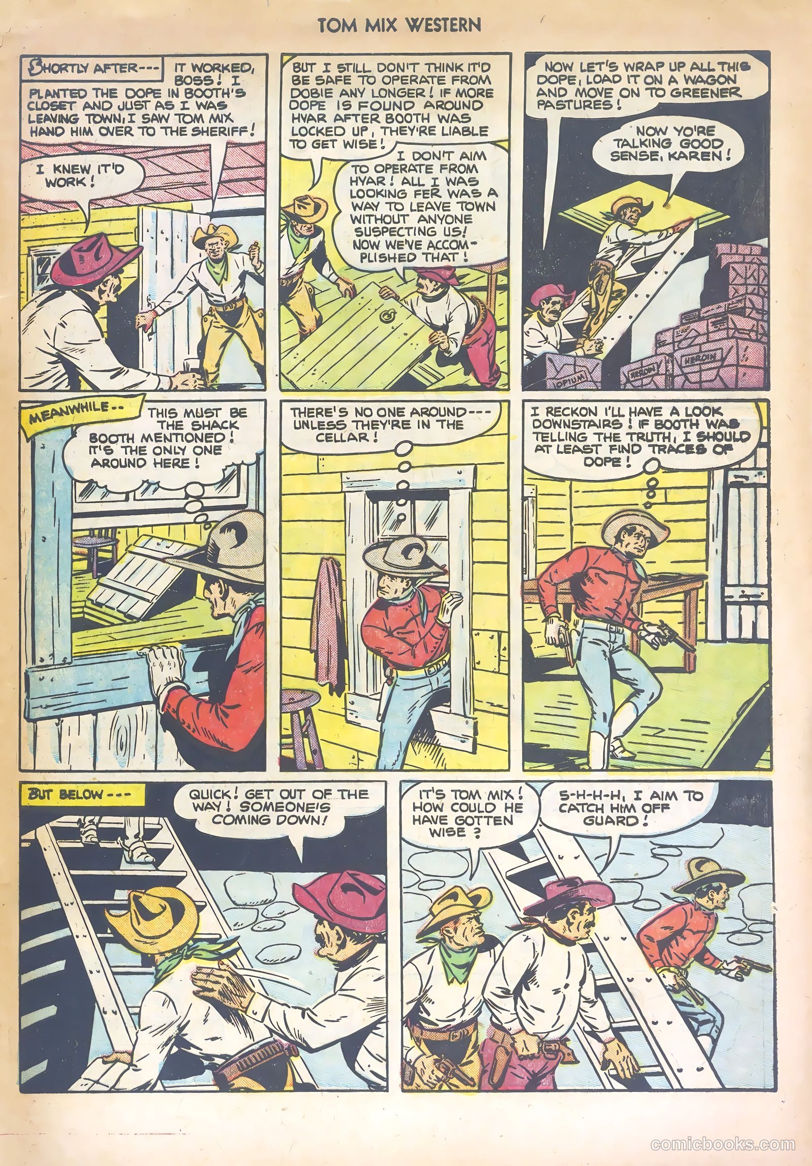 Tom Mix Western #57 — page 33 of 36