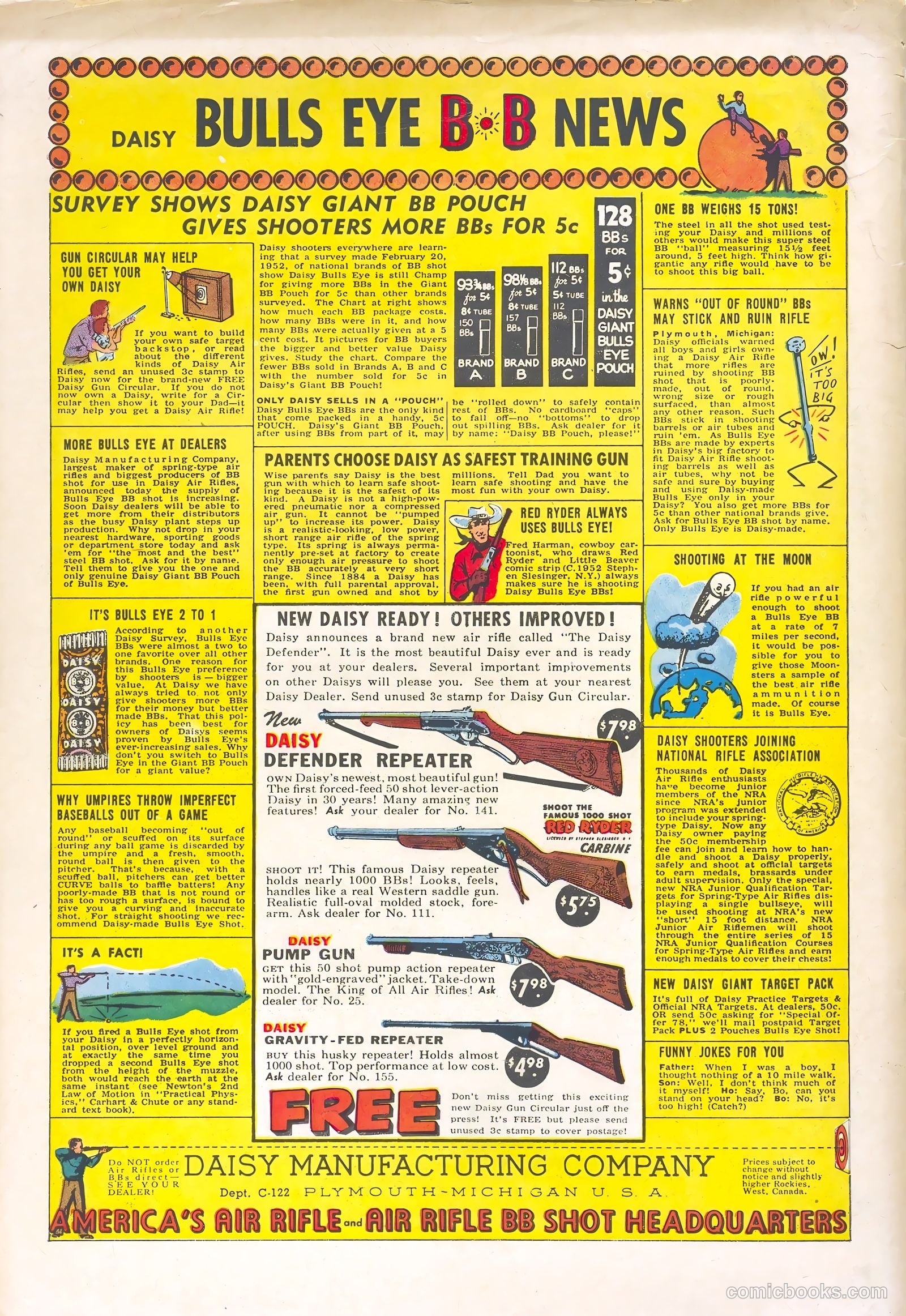 Tom Mix Western #57 — page 36 of 36