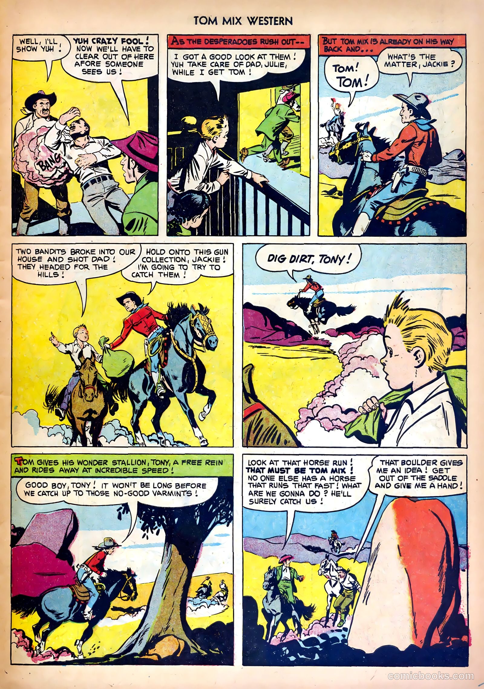 Tom Mix Western #58 — page 7 of 36