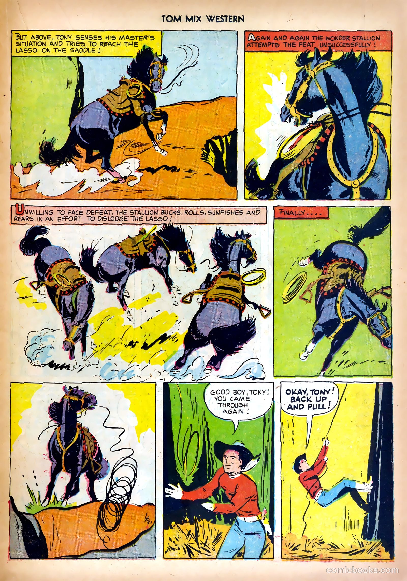 Tom Mix Western #58 — page 15 of 36