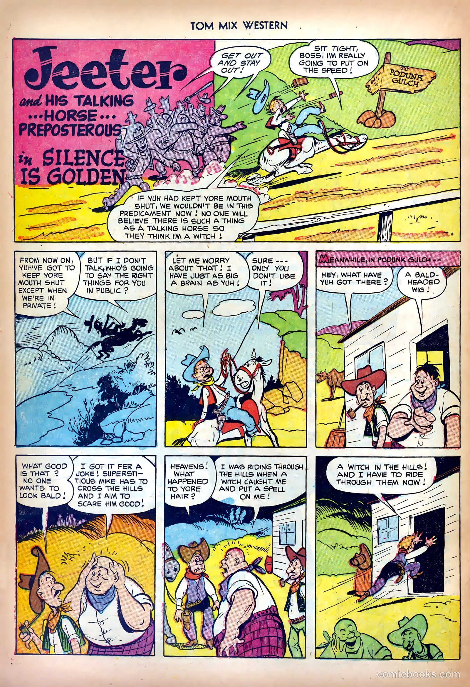 Tom Mix Western #58 — page 22 of 36