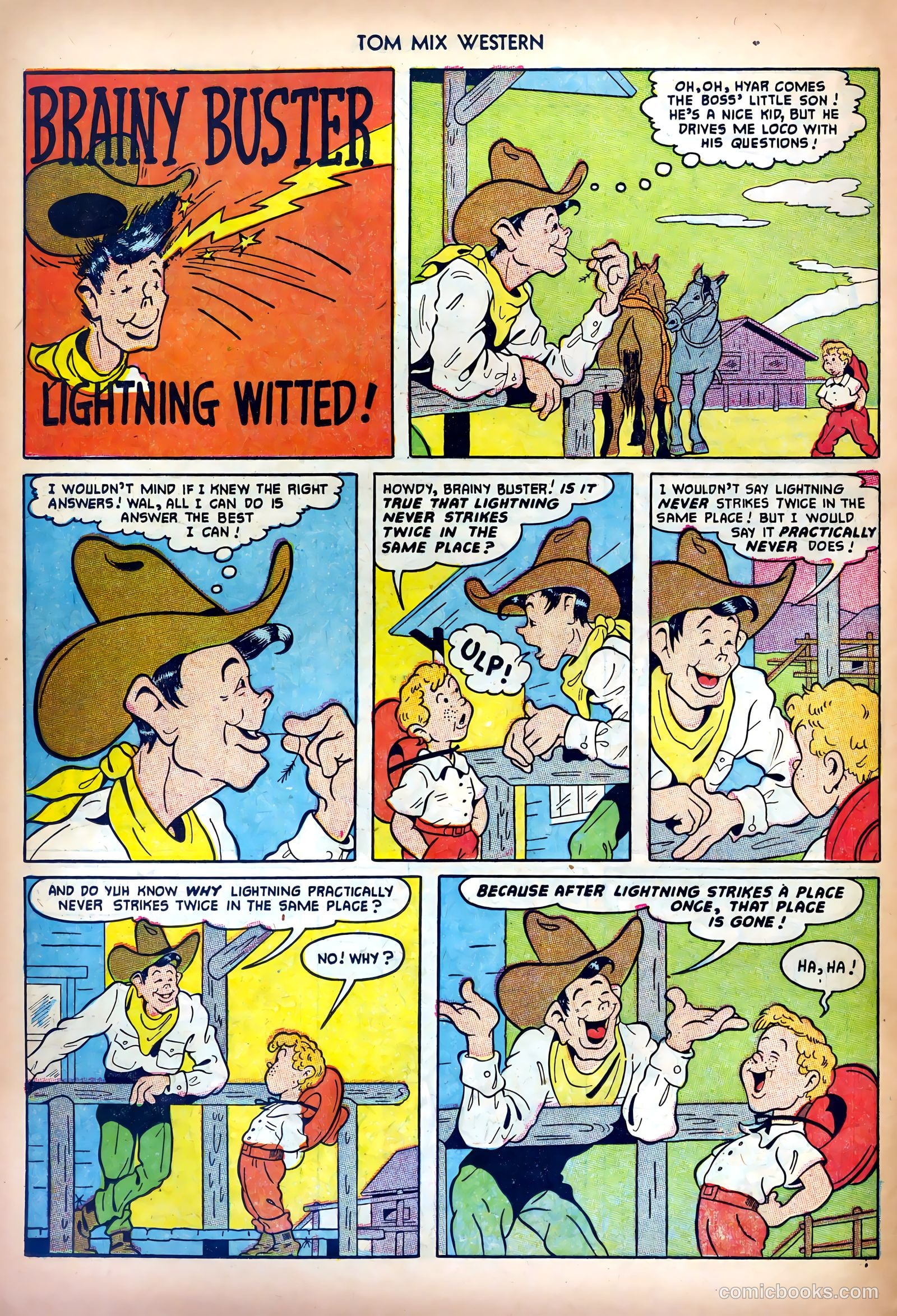 Tom Mix Western #58 — page 26 of 36