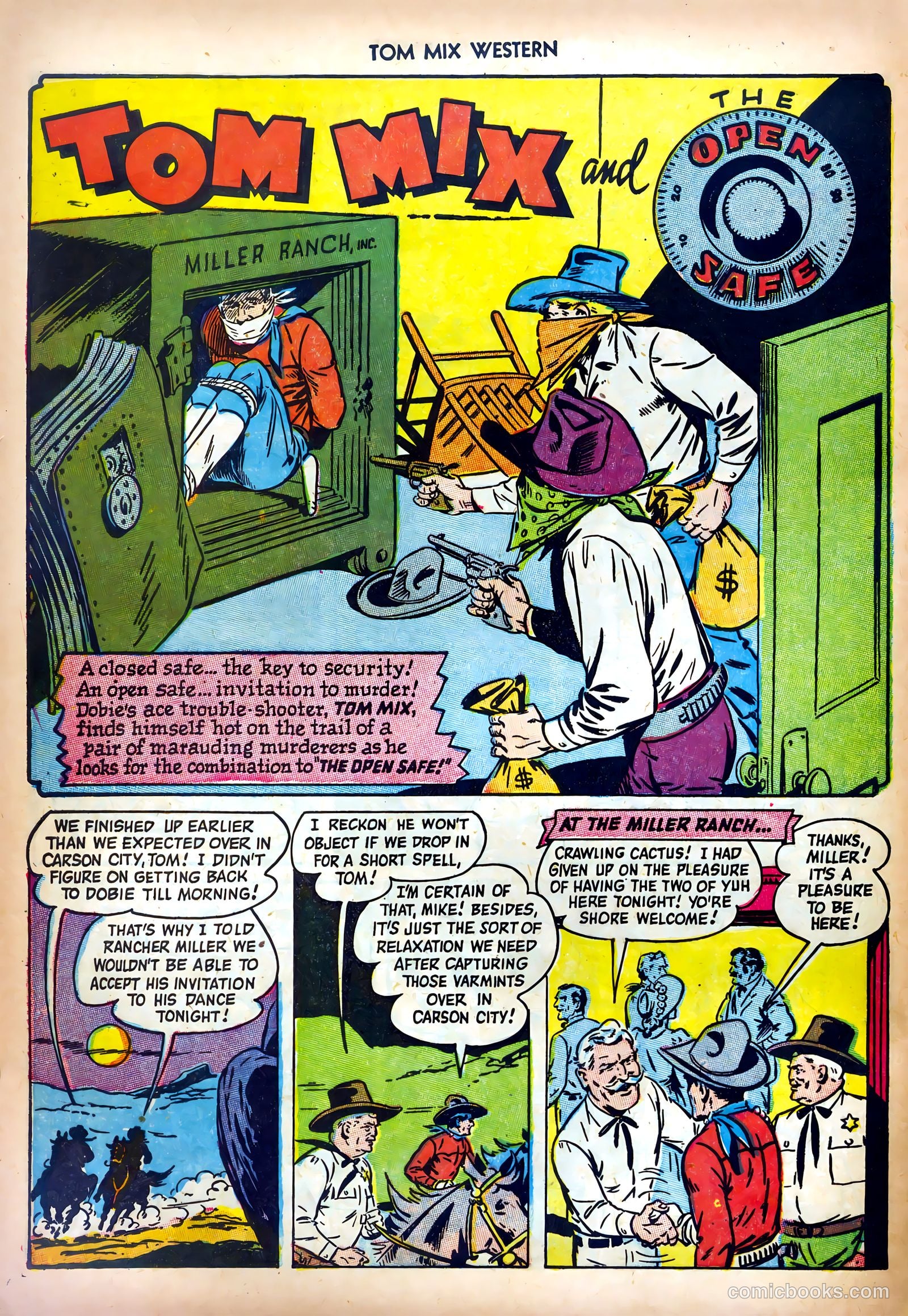 Tom Mix Western #58 — page 28 of 36