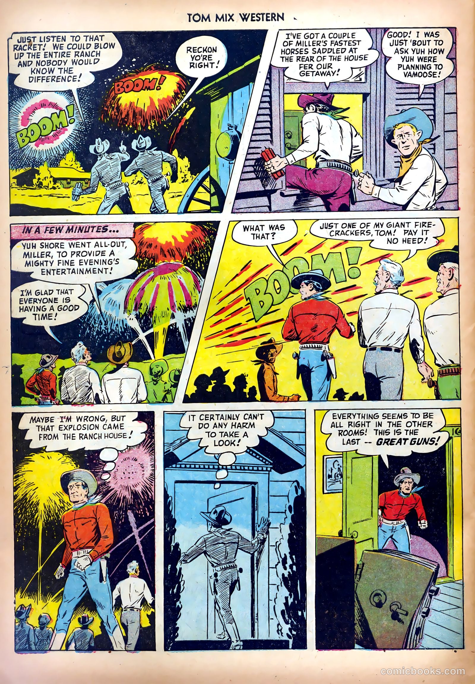 Tom Mix Western #58 — page 30 of 36