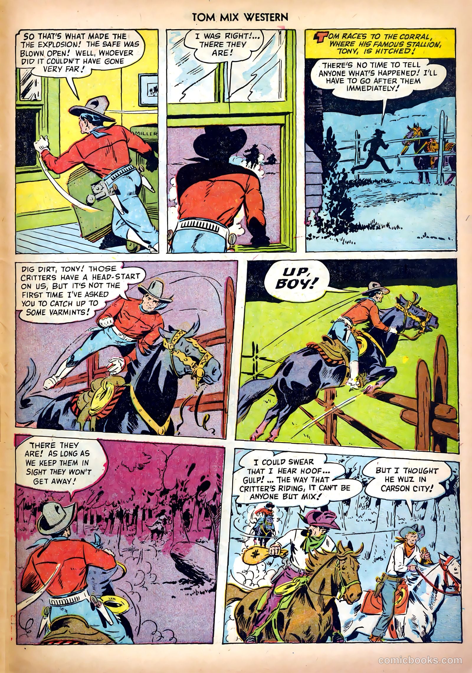 Tom Mix Western #58 — page 31 of 36