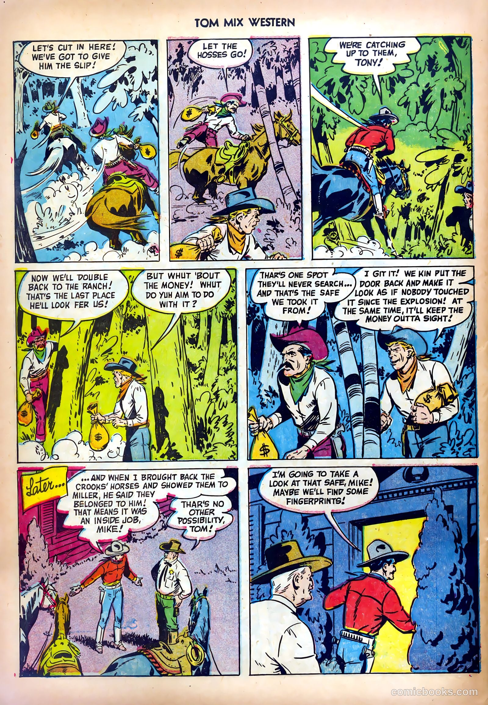 Tom Mix Western #58 — page 32 of 36