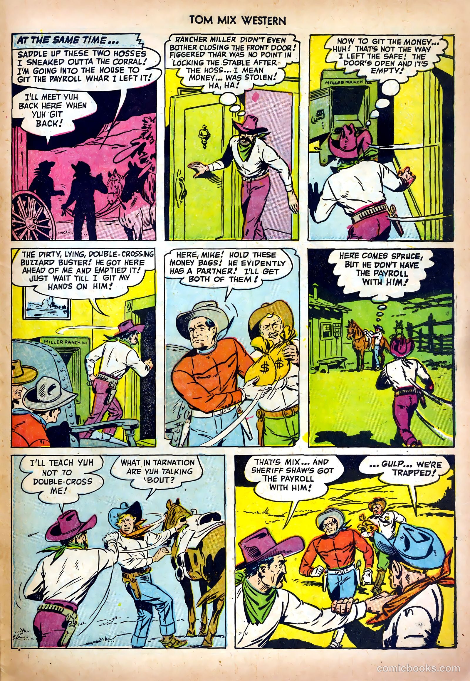 Tom Mix Western #58 — page 33 of 36