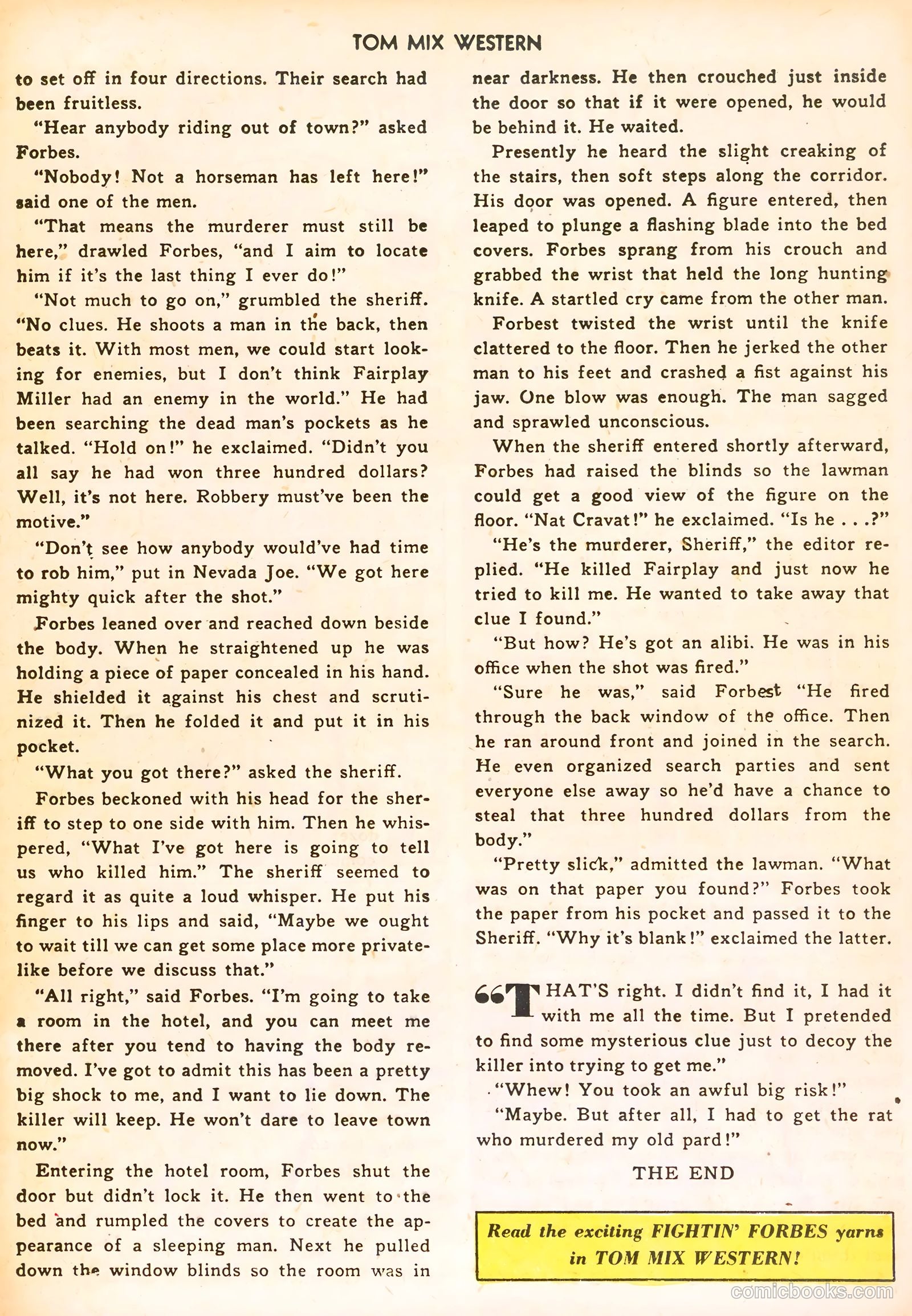 Tom Mix Western #59 — page 13 of 36