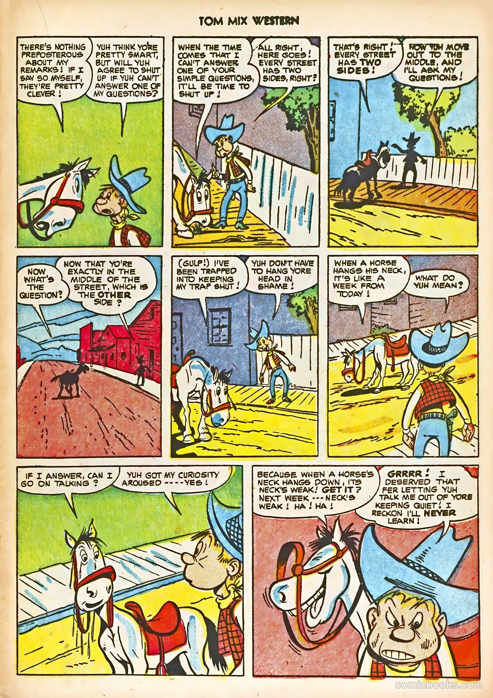 Tom Mix Western #59 — page 17 of 36