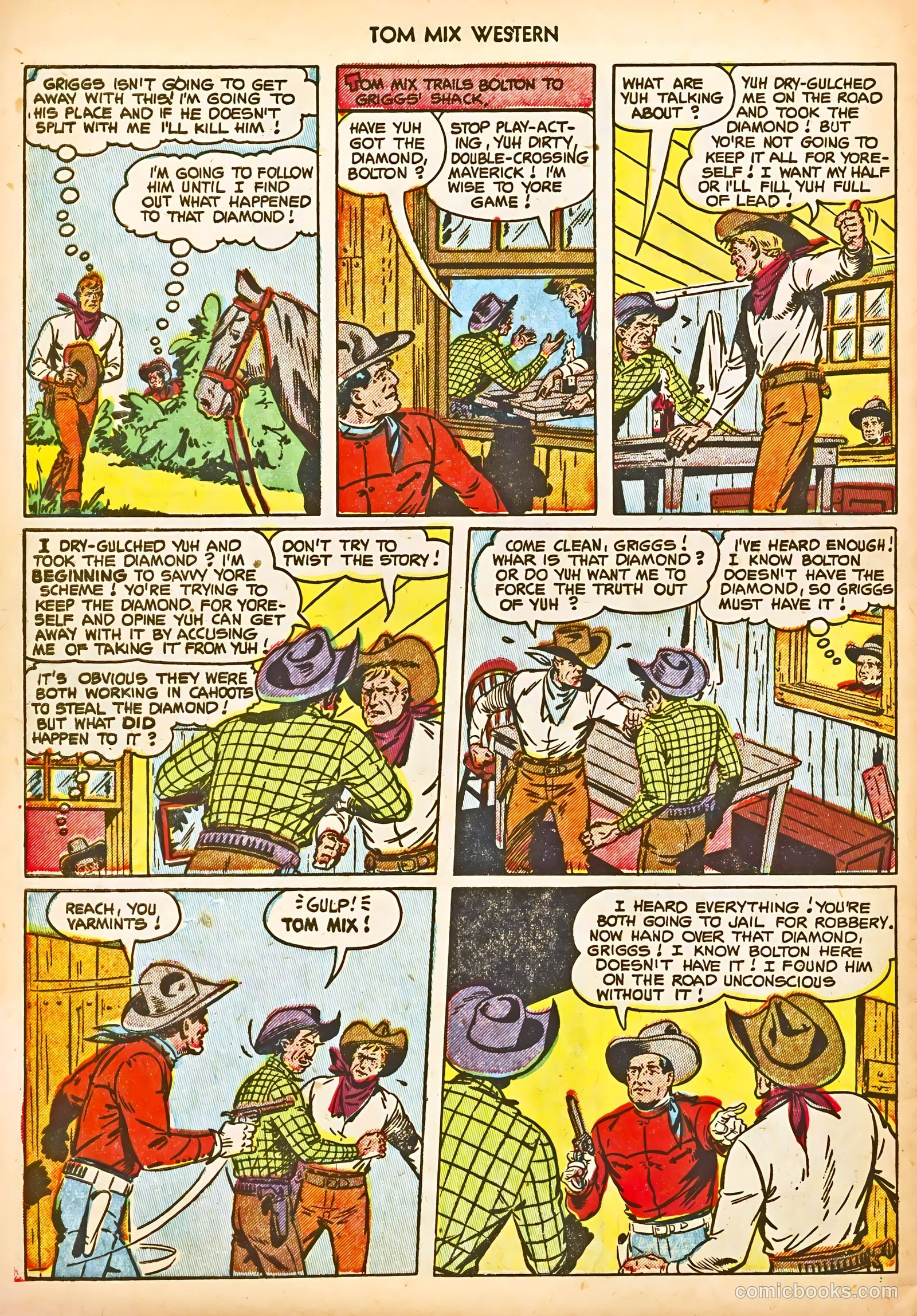 Tom Mix Western #59 — page 32 of 36