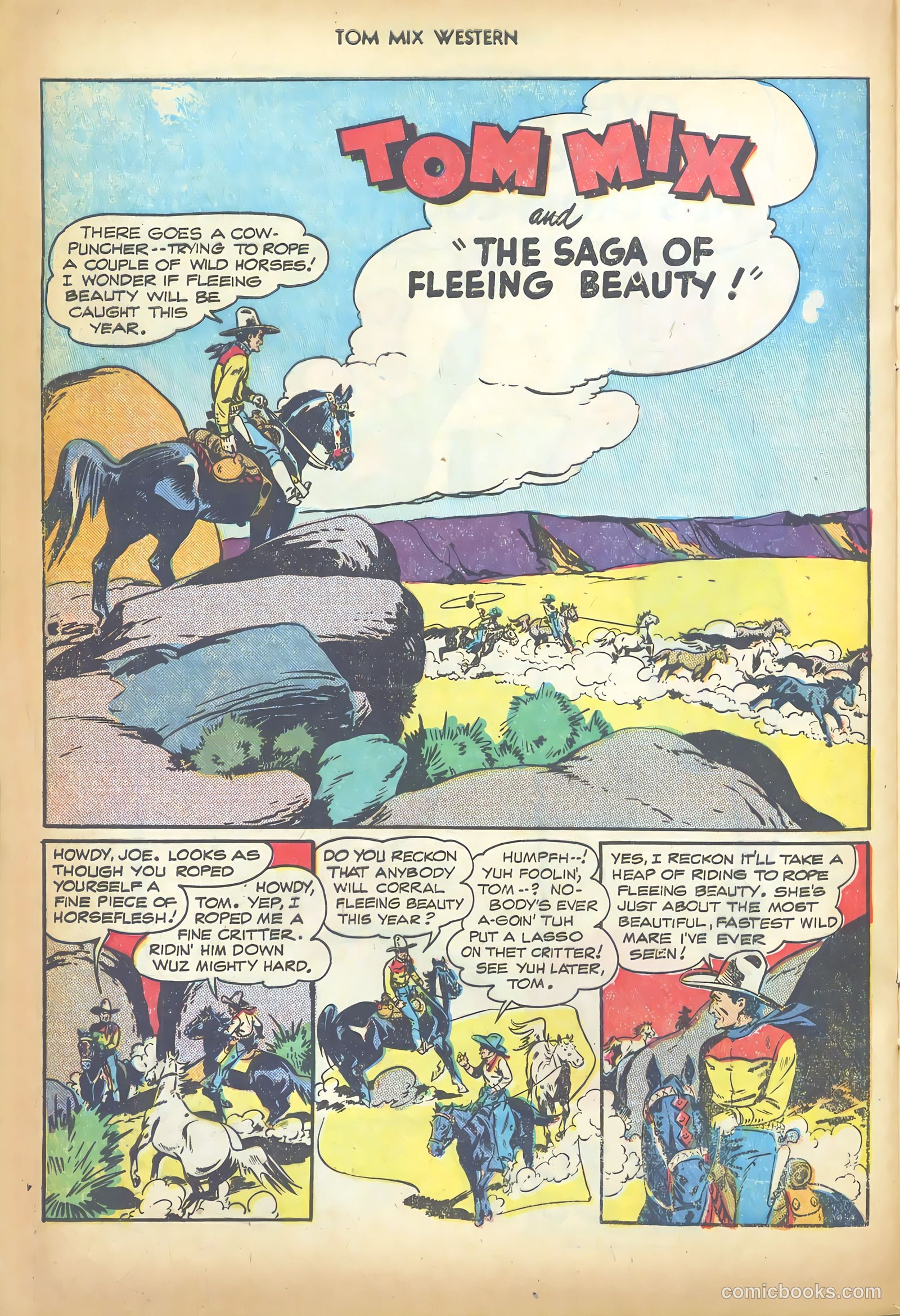 Tom Mix Western #6 — page 32 of 52