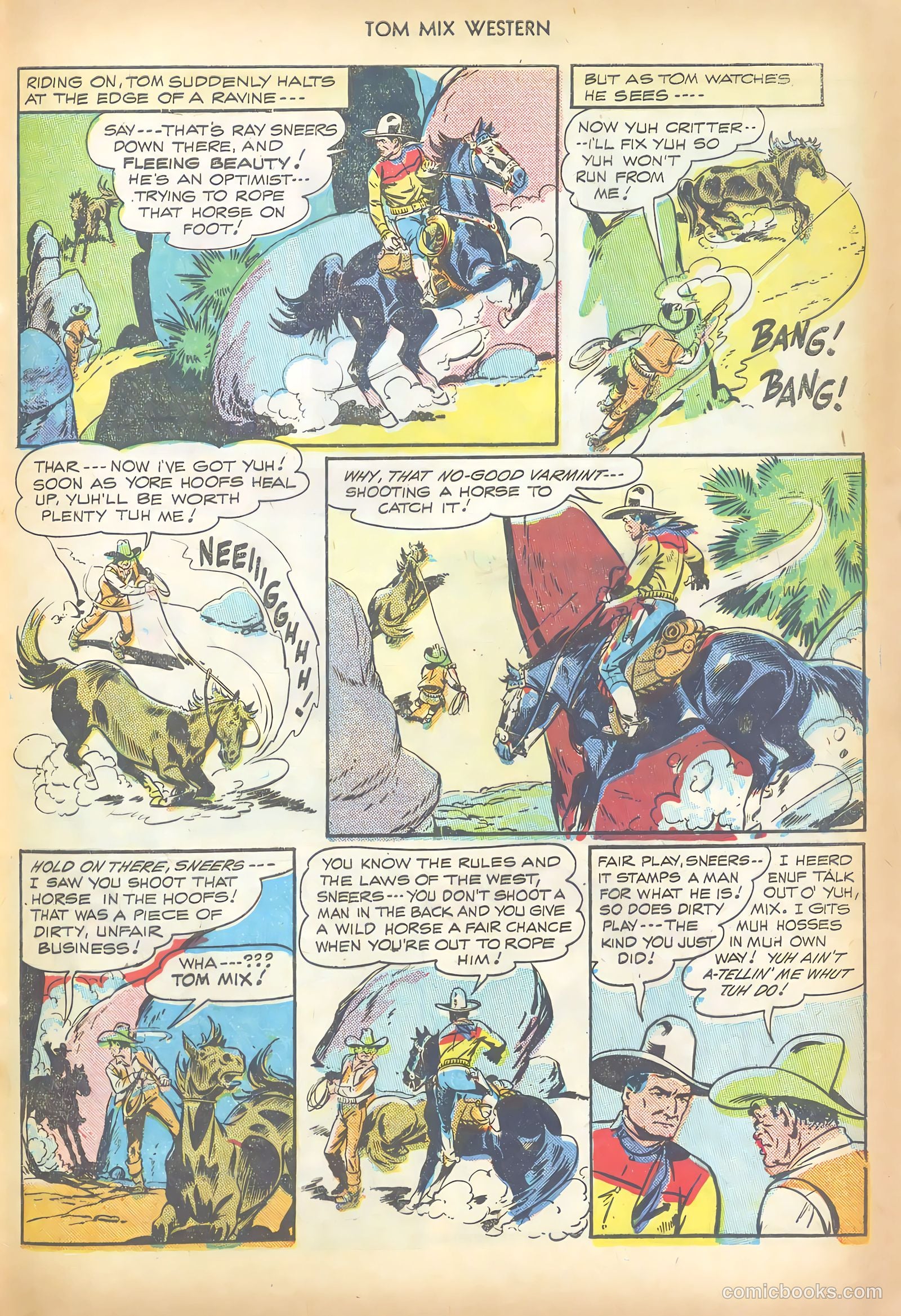 Tom Mix Western #6 — page 33 of 52