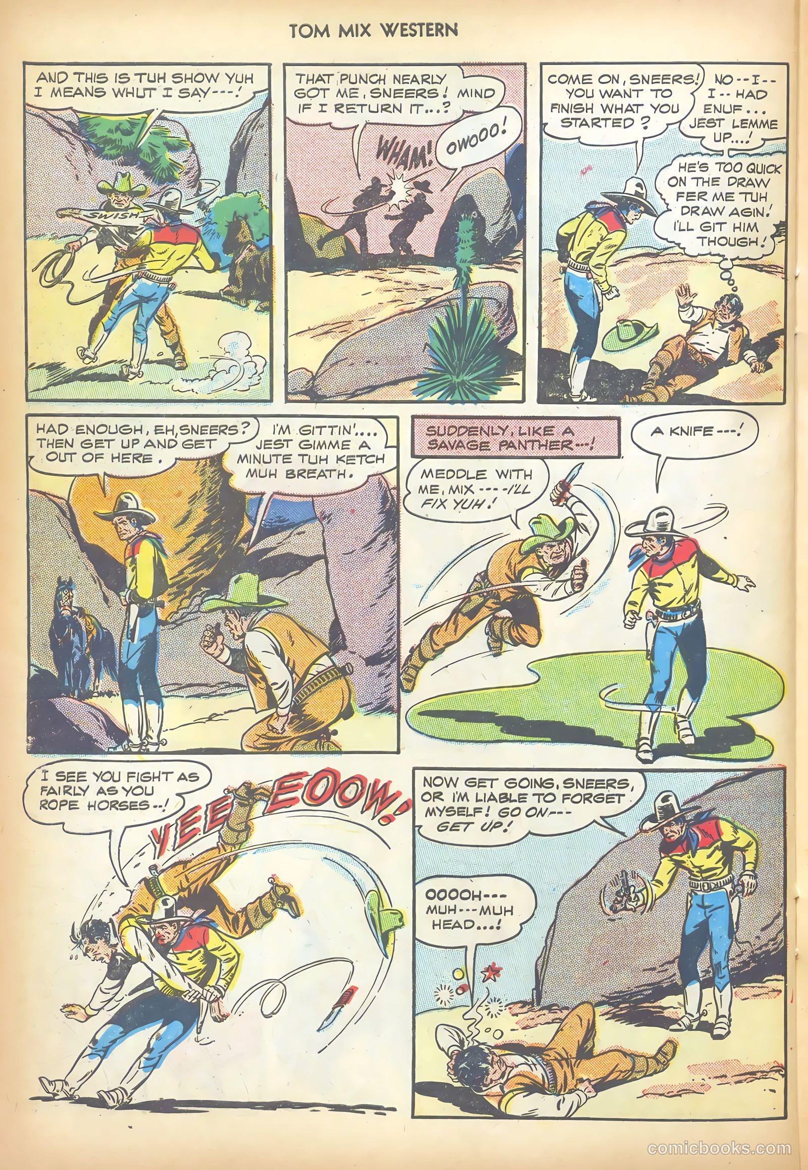 Tom Mix Western #6 — page 34 of 52