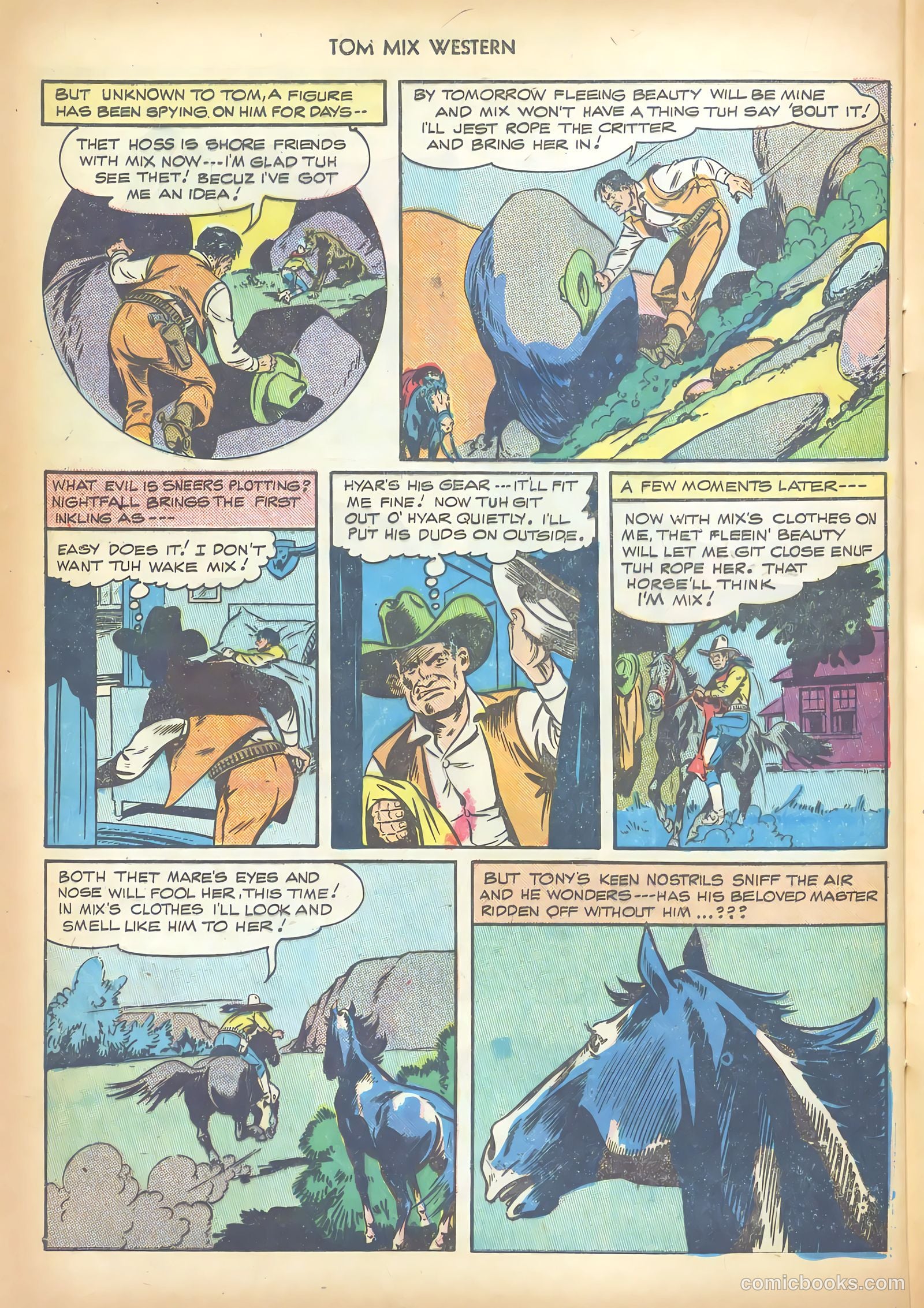 Tom Mix Western #6 — page 36 of 52