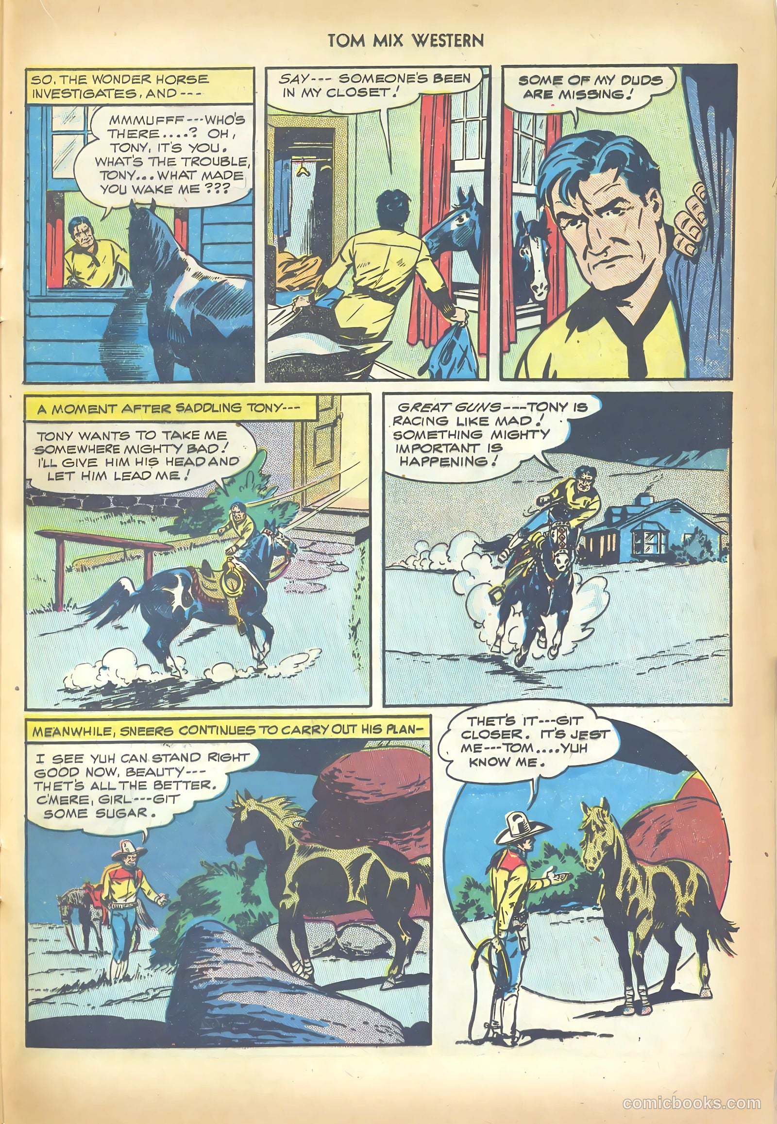 Tom Mix Western #6 — page 37 of 52