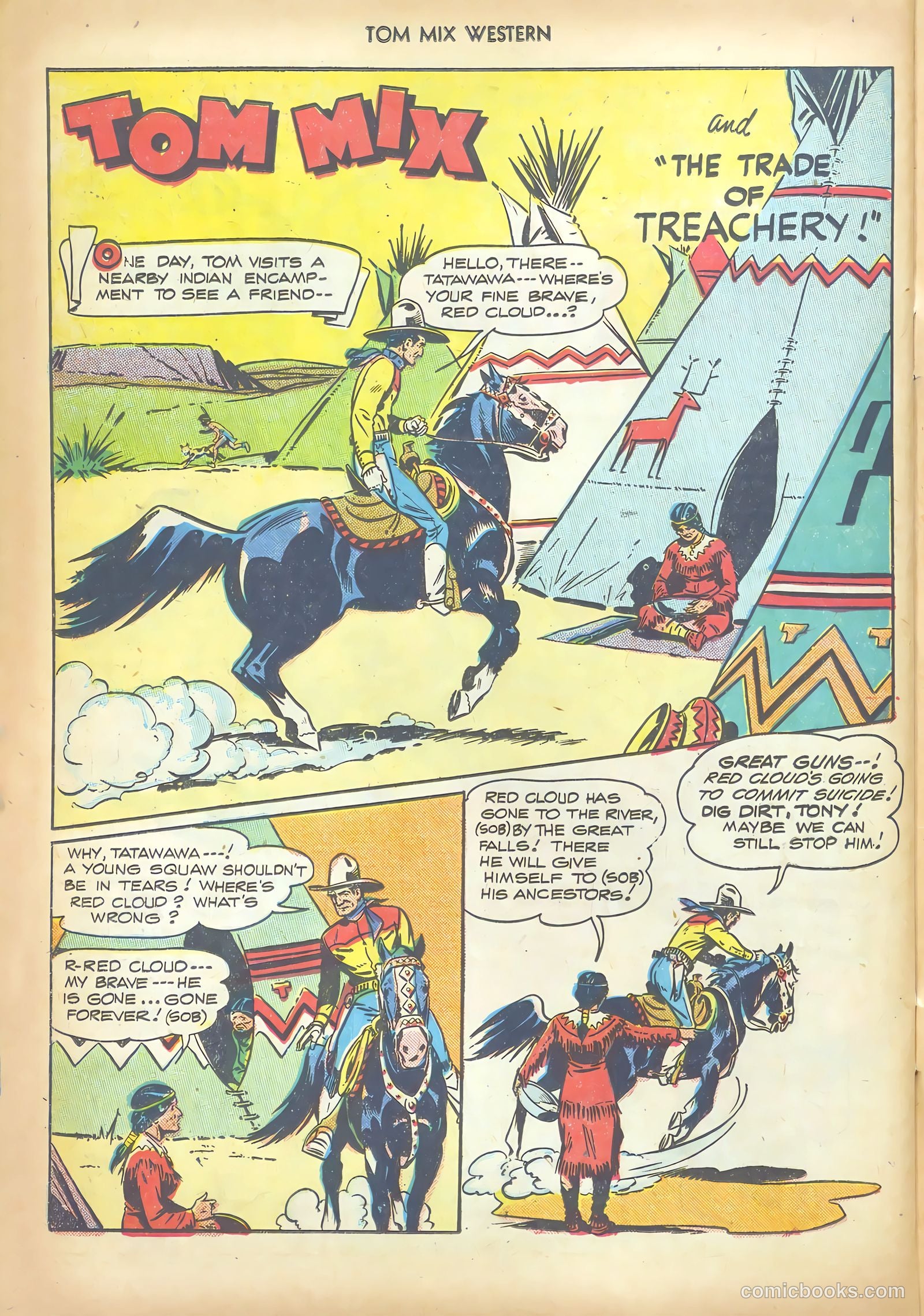 Tom Mix Western #6 — page 42 of 52