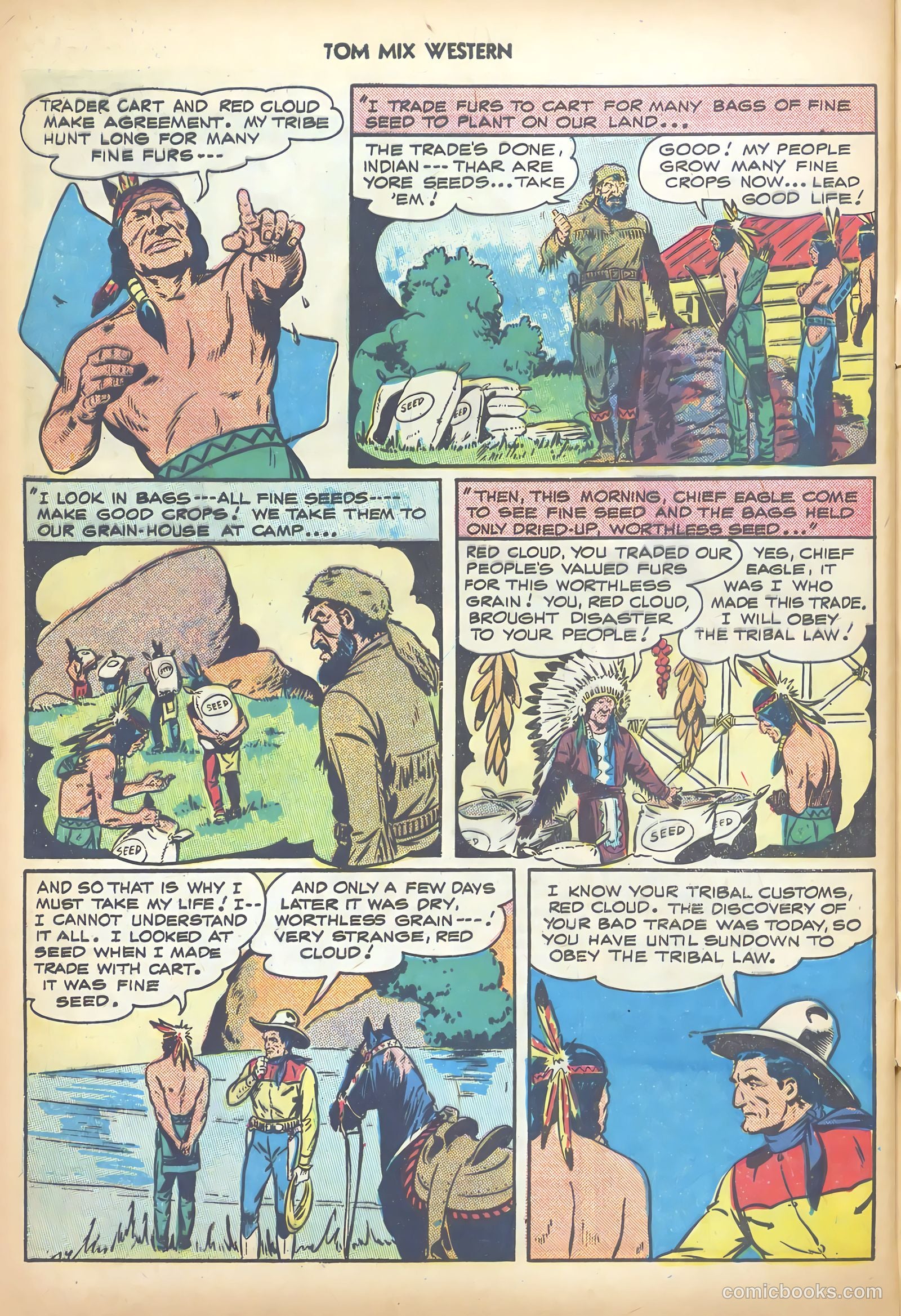 Tom Mix Western #6 — page 44 of 52